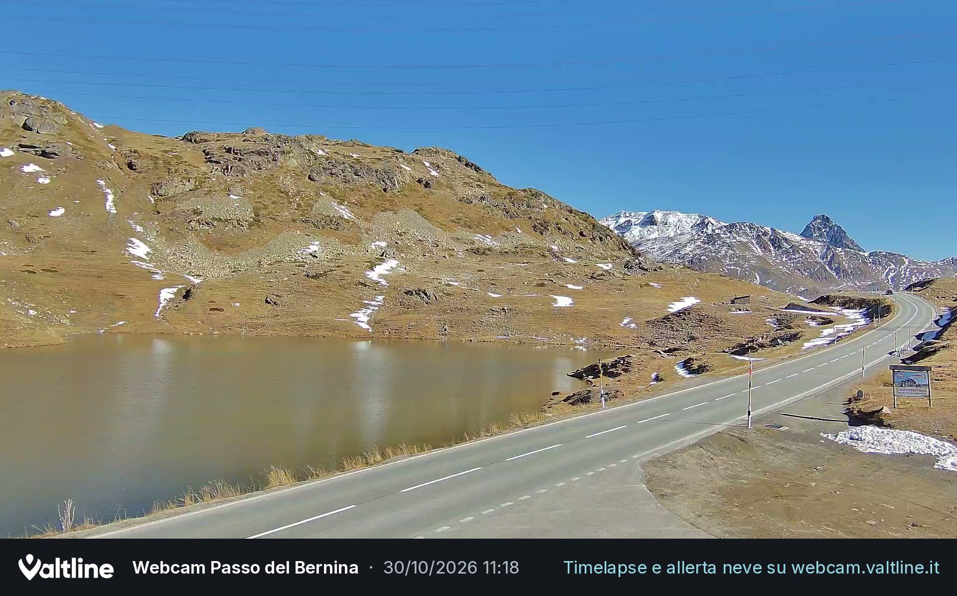Puschlav: Webcam PASSO BERNINA