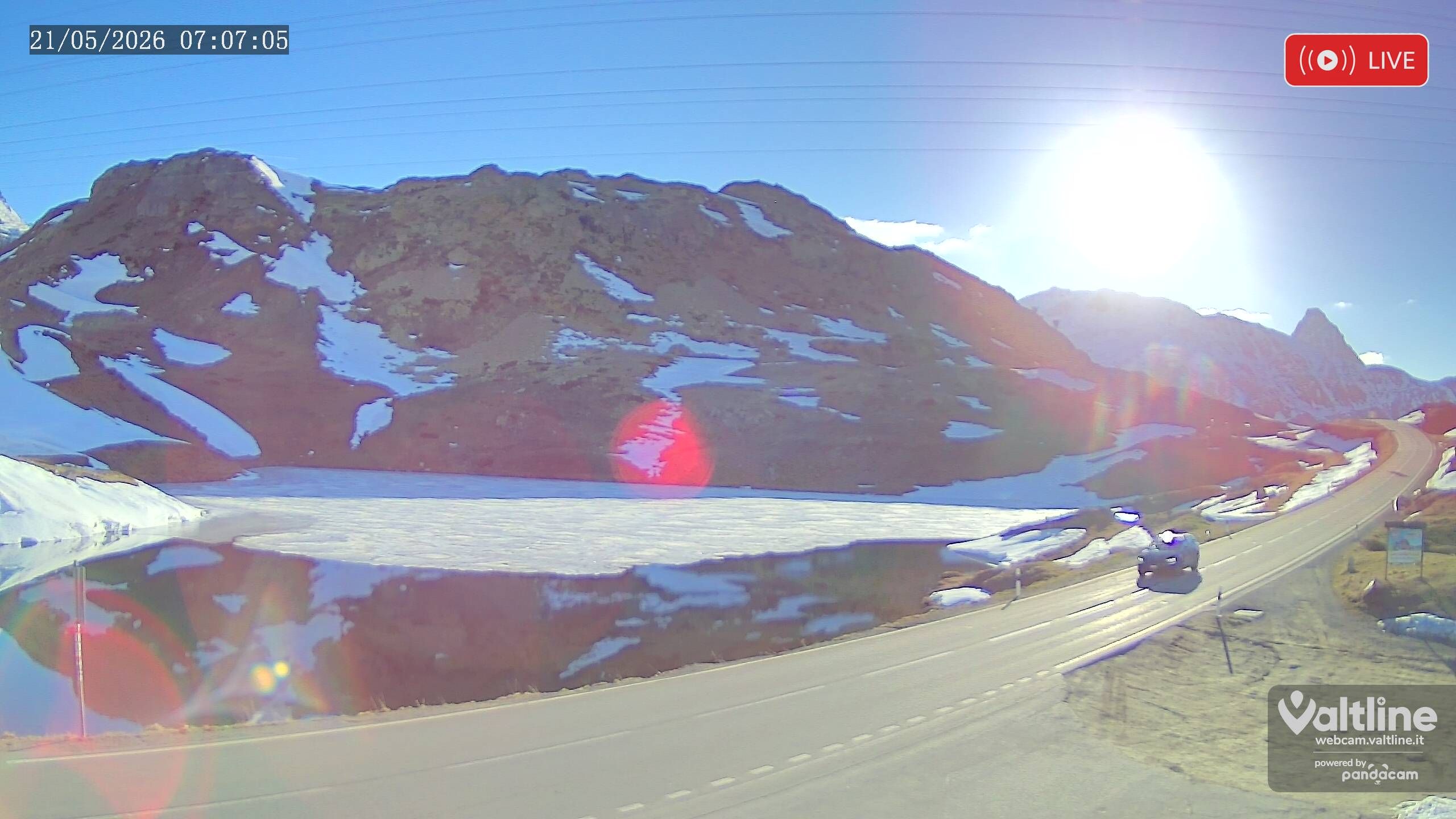 Puschlav: Webcam PASSO BERNINA