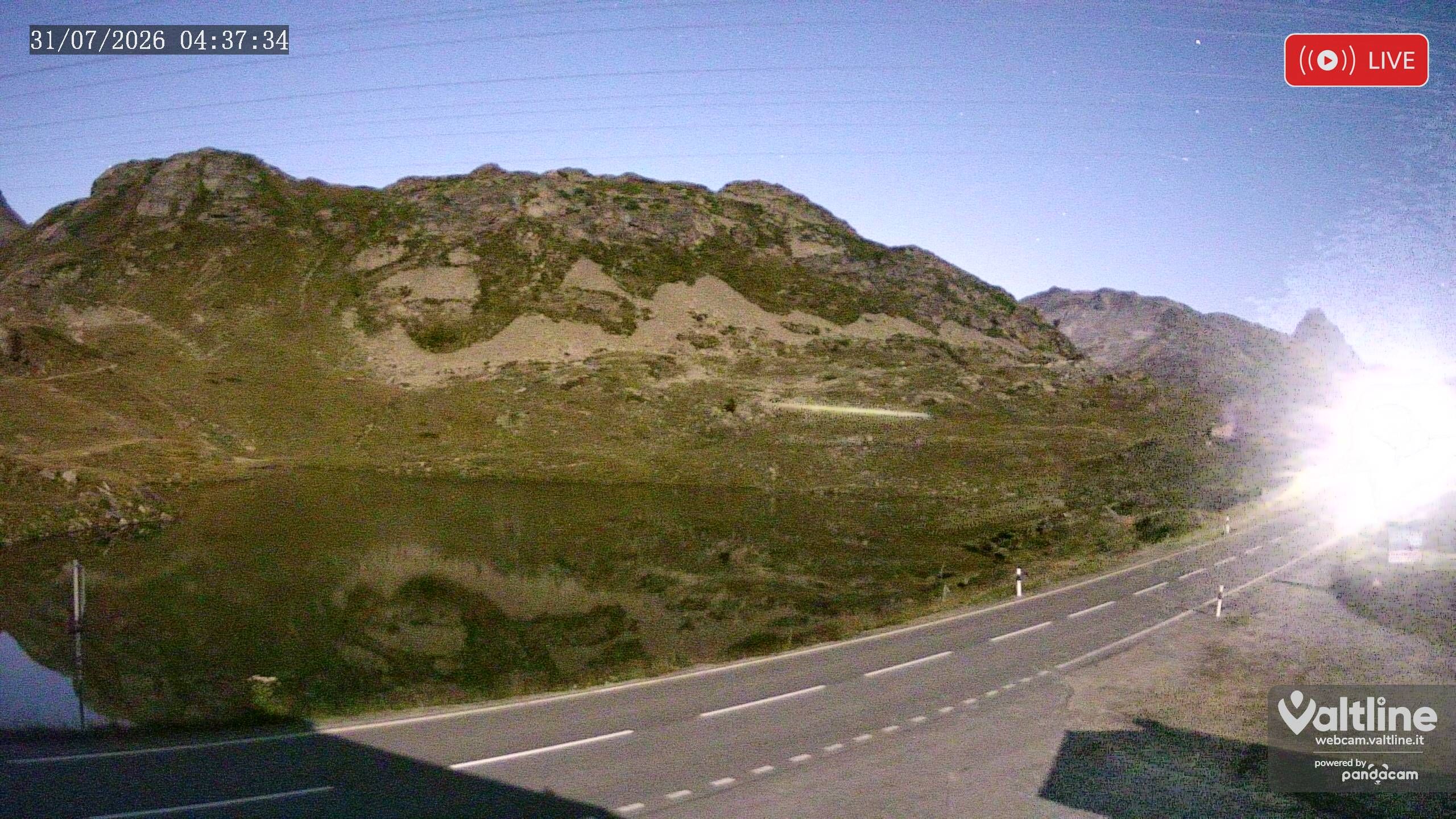 Puschlav: Webcam PASSO BERNINA