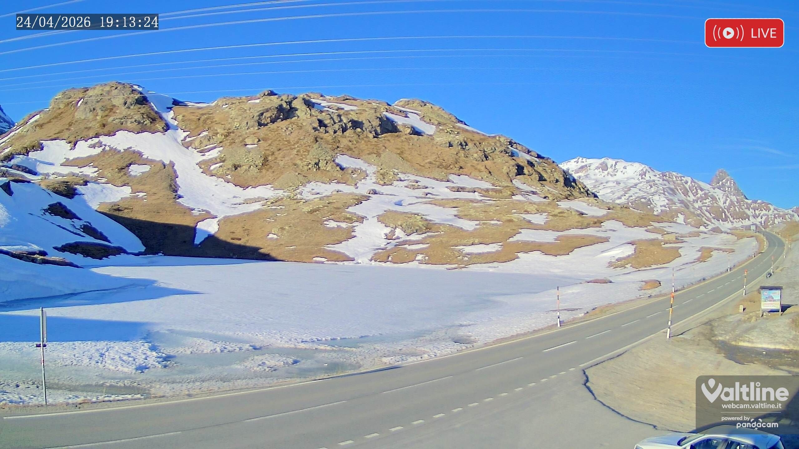 Puschlav: Webcam PASSO BERNINA