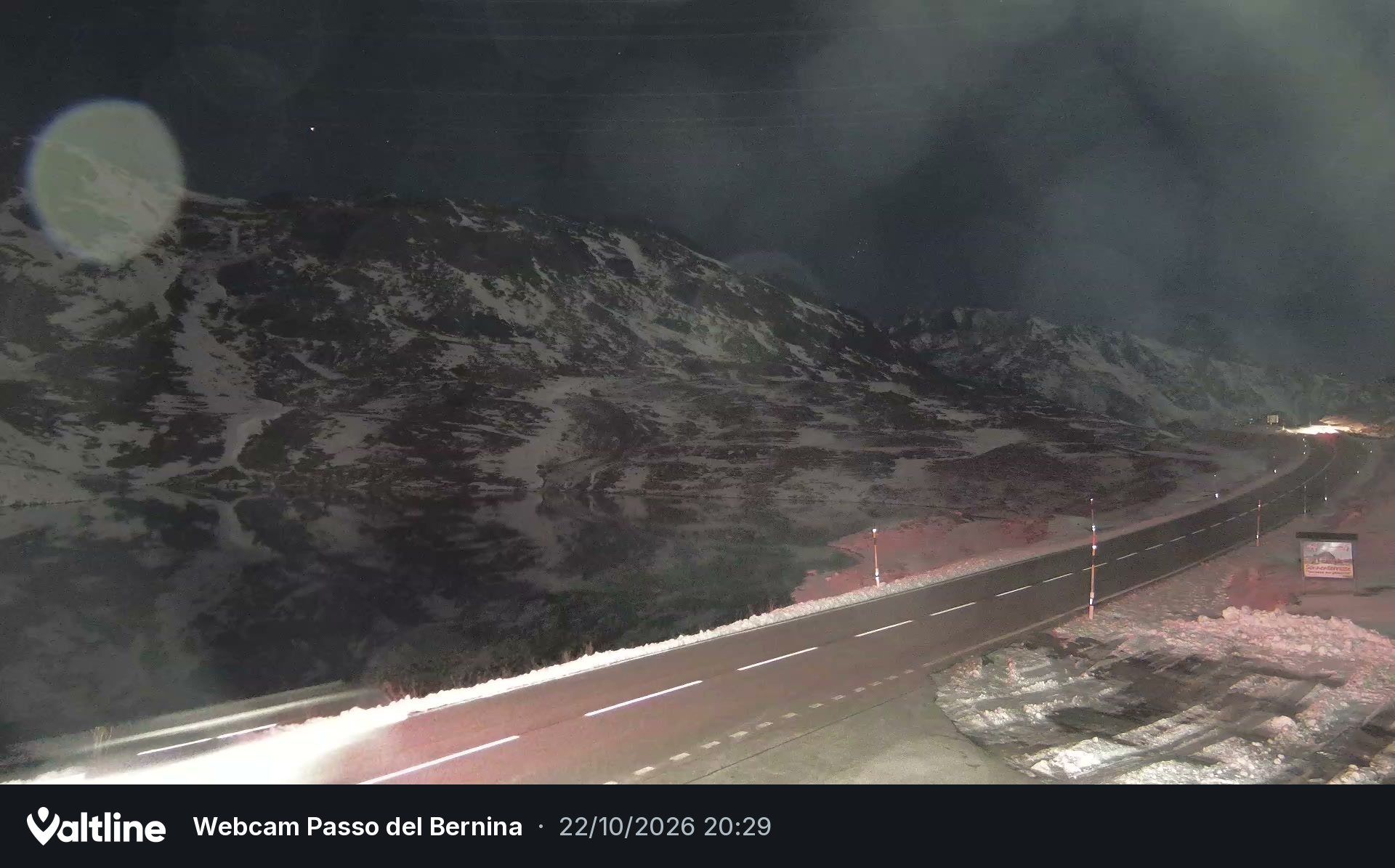 Puschlav: Webcam PASSO BERNINA