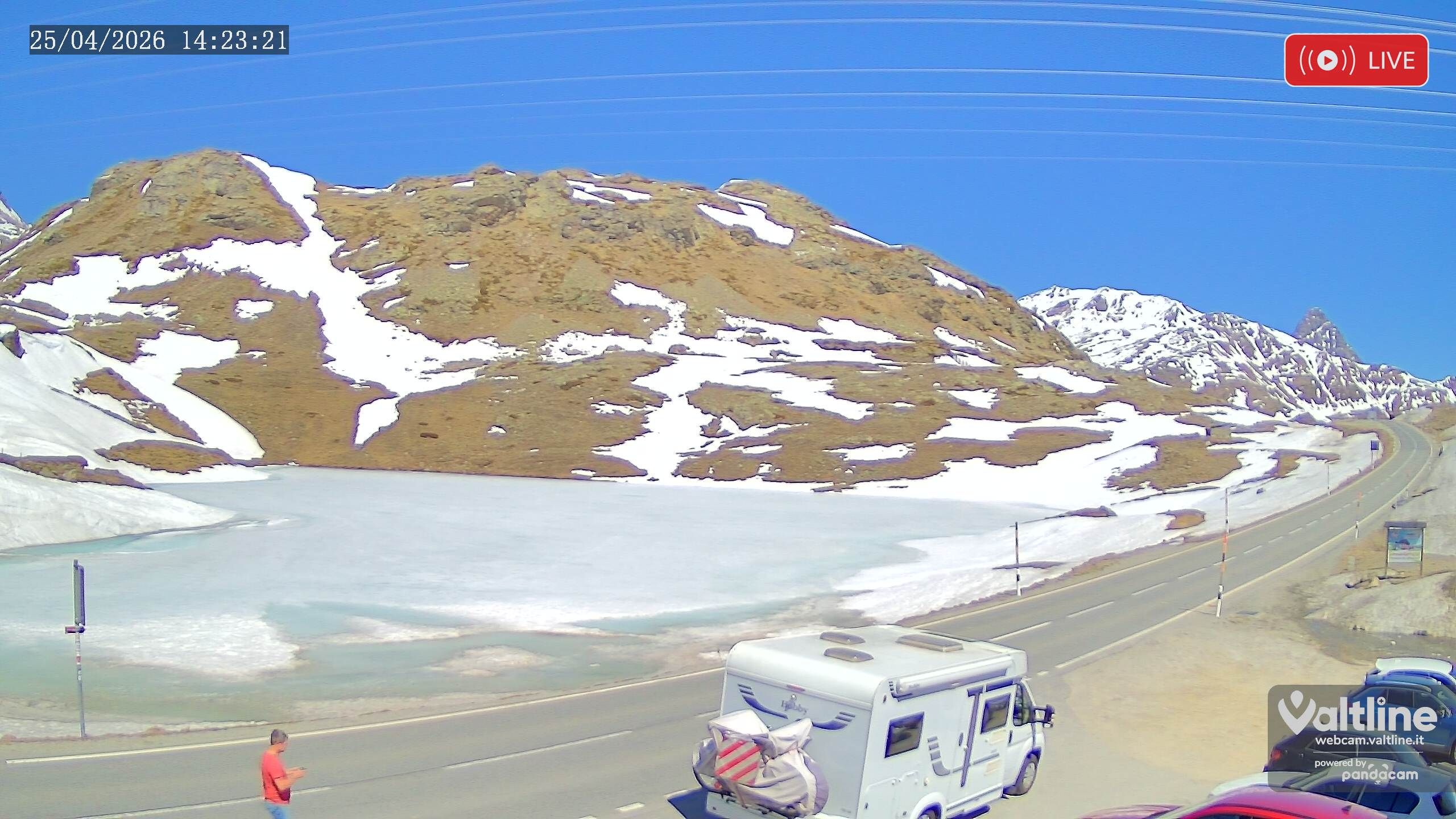 Puschlav: Webcam PASSO BERNINA