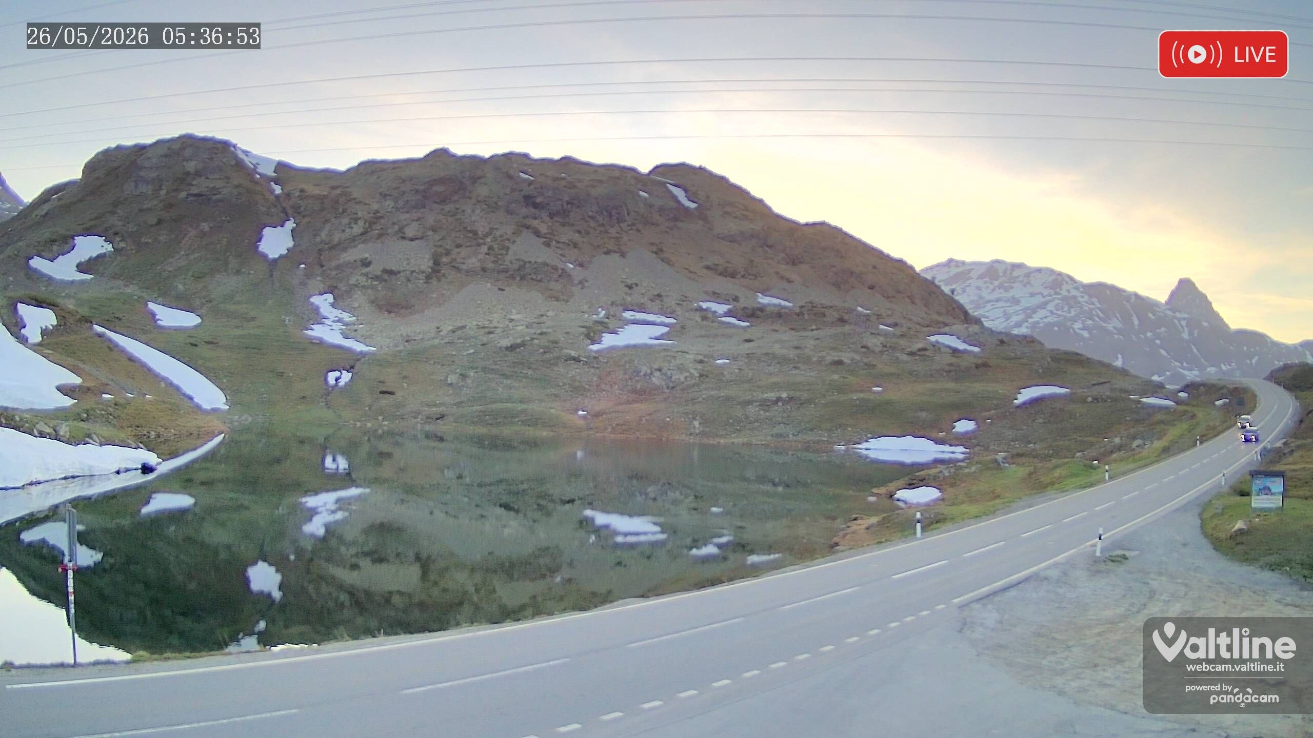 Puschlav: Webcam PASSO BERNINA