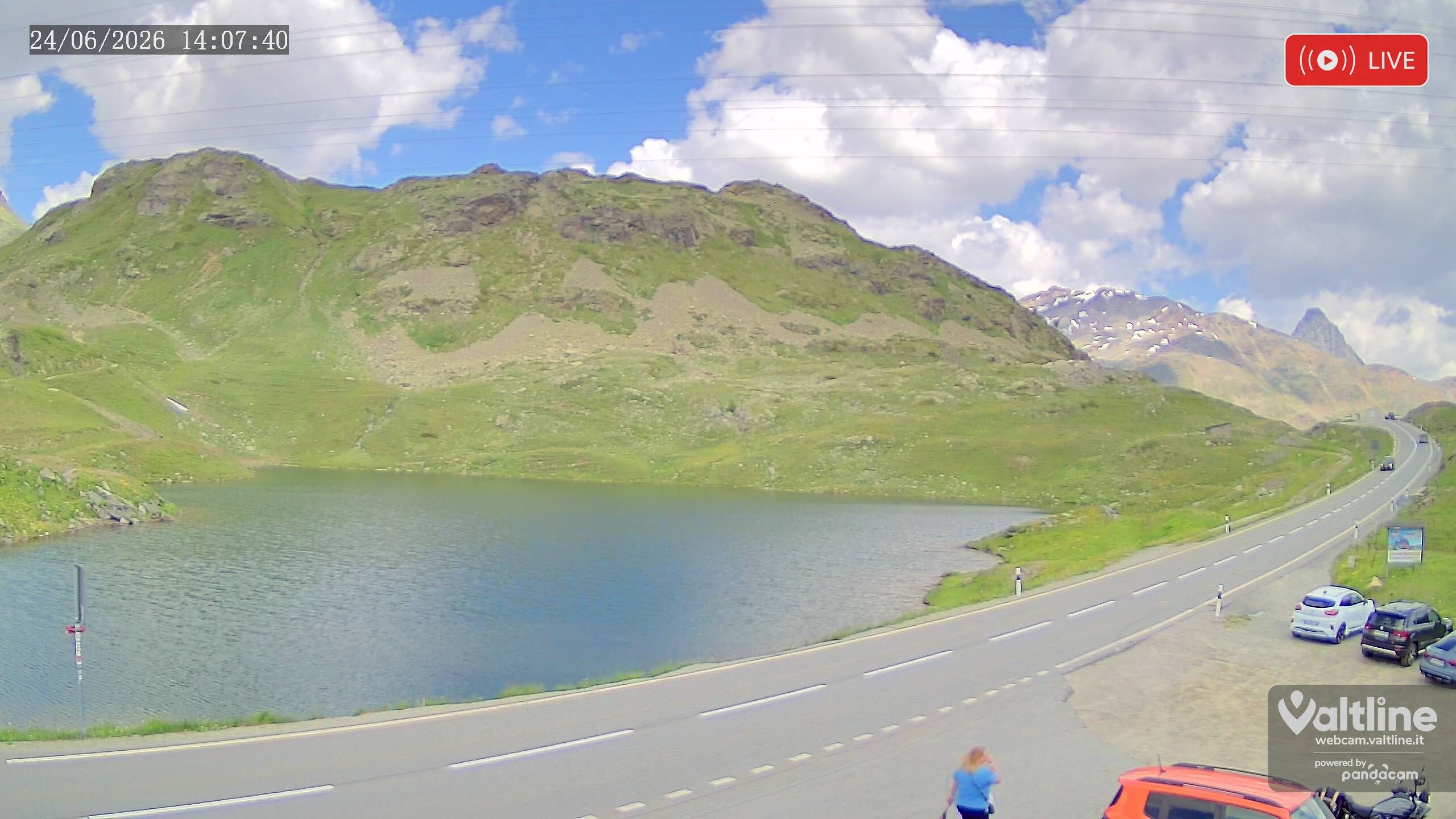 Puschlav: Webcam PASSO BERNINA