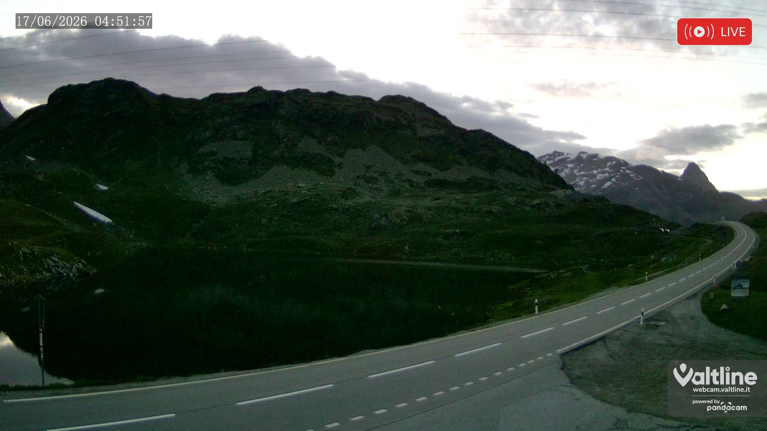 Puschlav: Webcam PASSO BERNINA