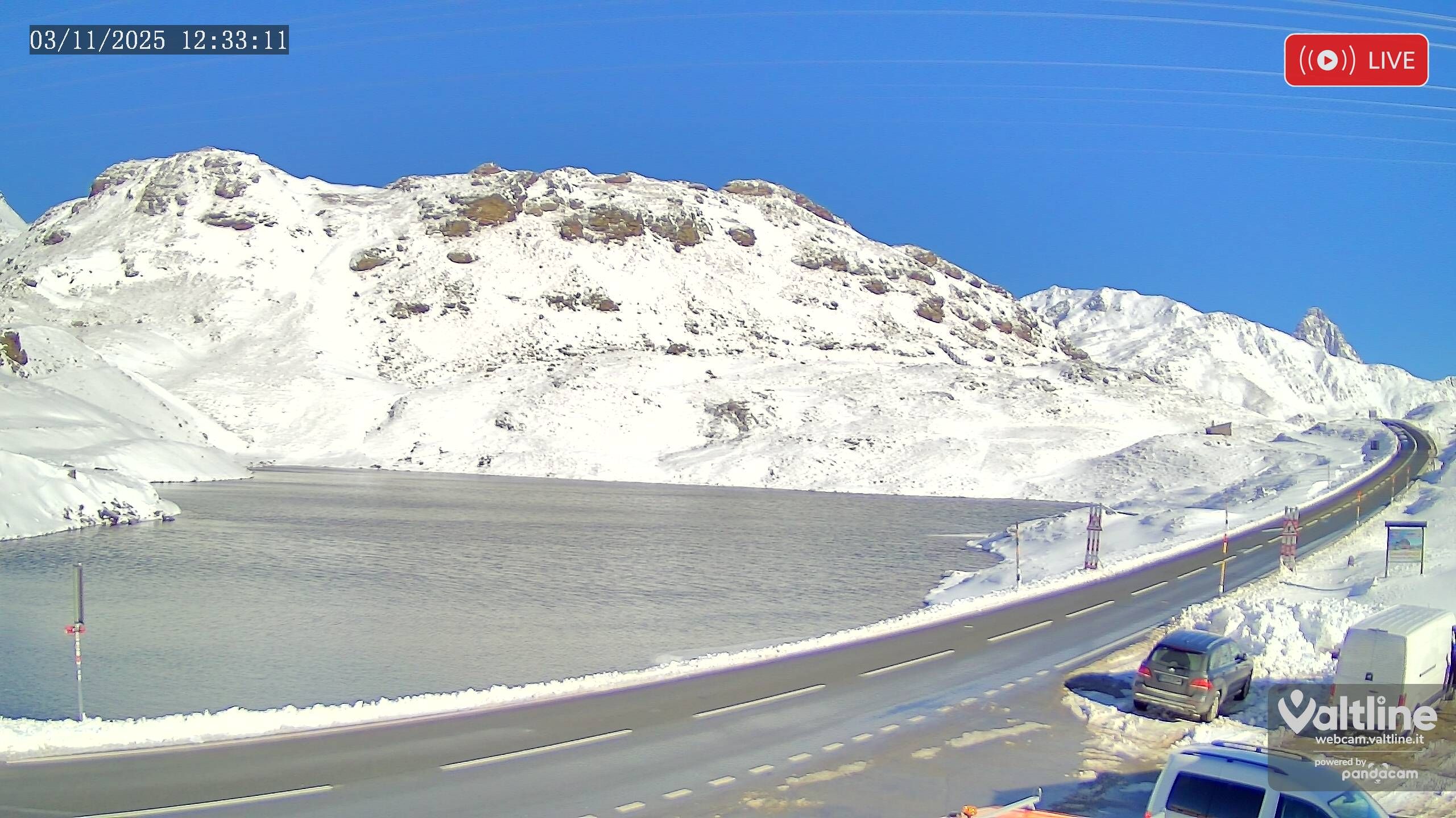 Puschlav: Webcam PASSO BERNINA