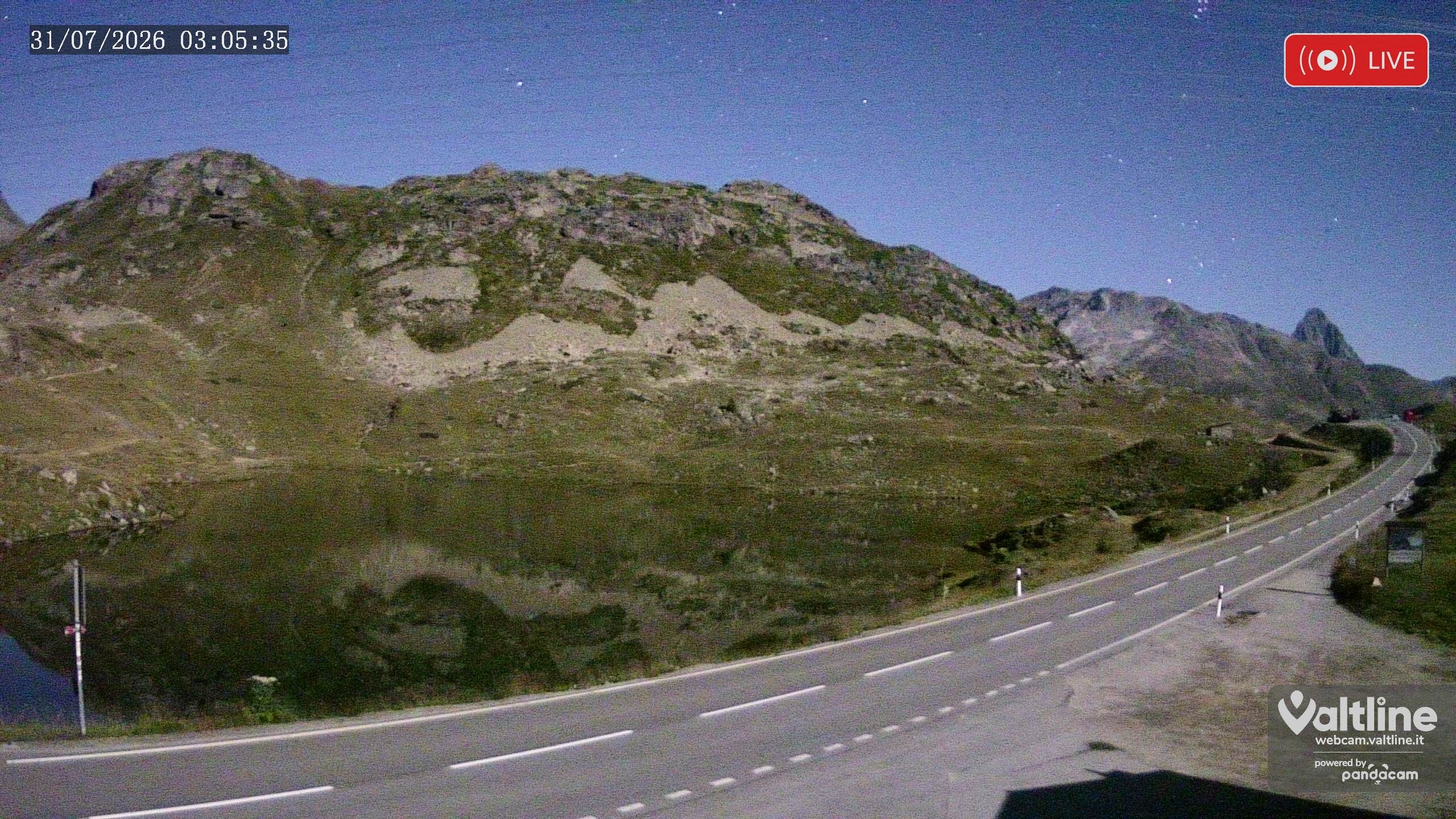 Puschlav: Webcam PASSO BERNINA