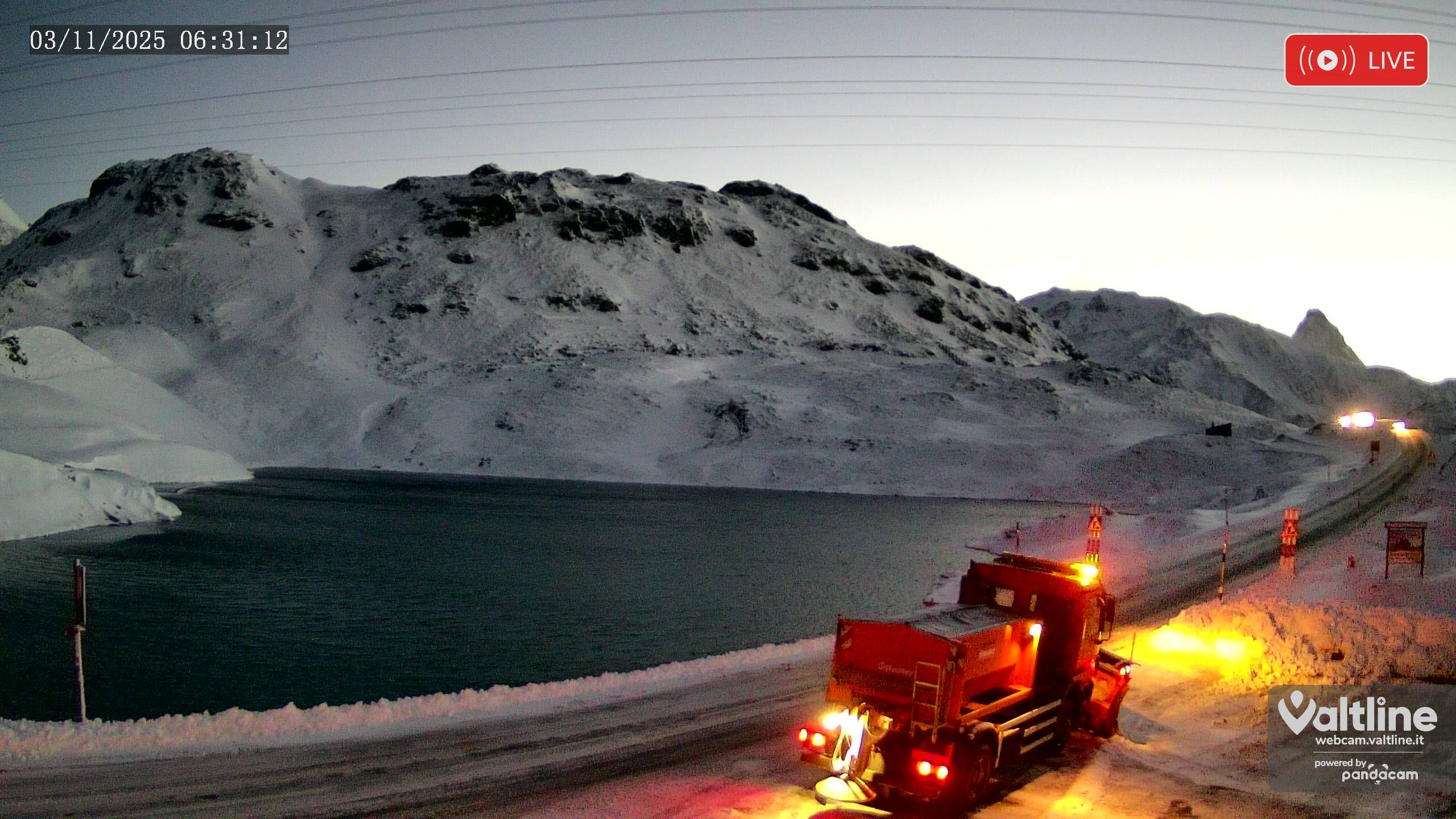 Puschlav: Webcam PASSO BERNINA