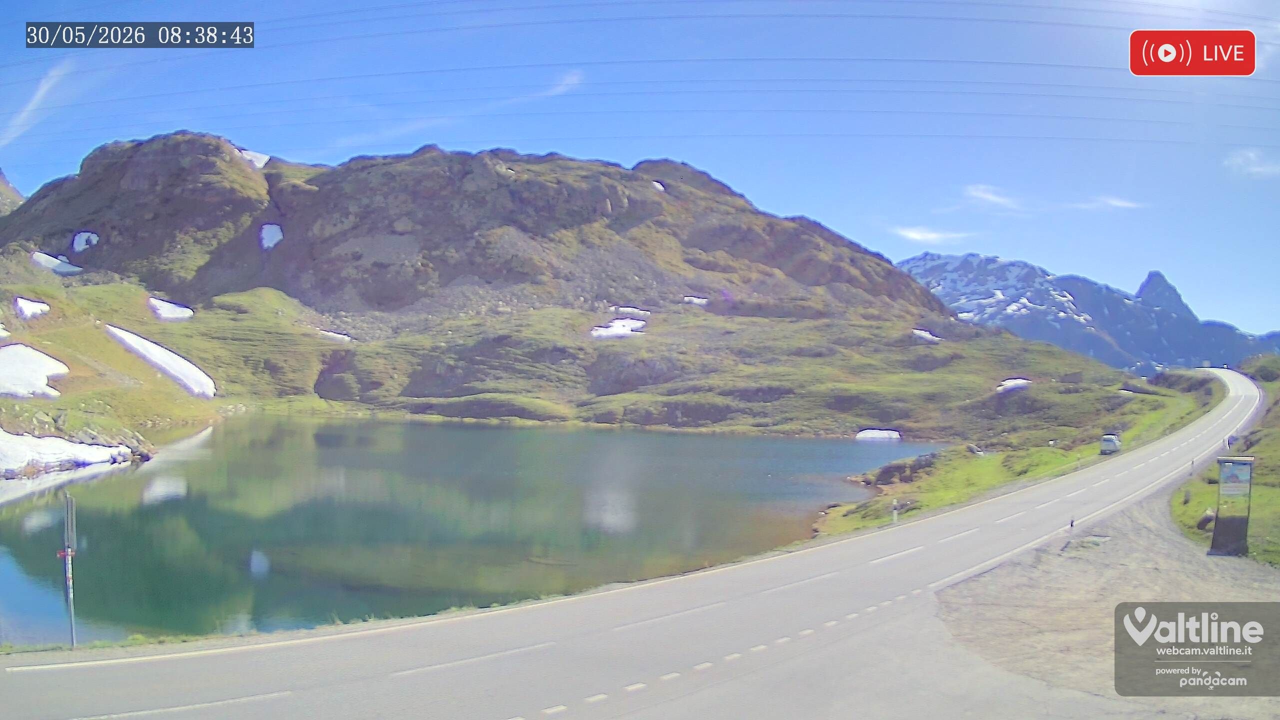 Puschlav: Webcam PASSO BERNINA