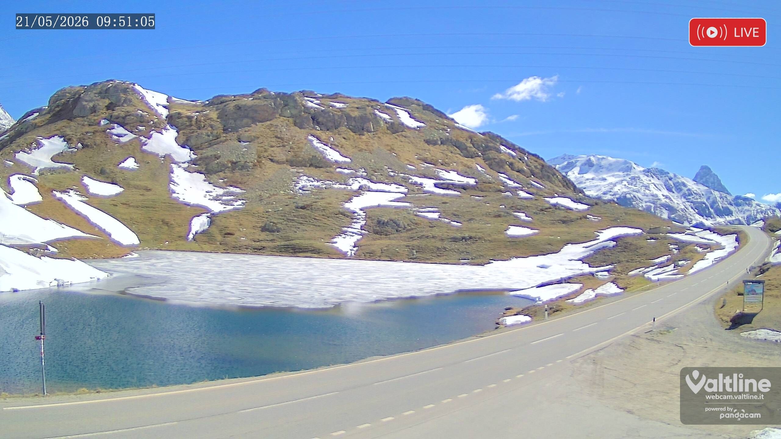 Puschlav: Webcam PASSO BERNINA