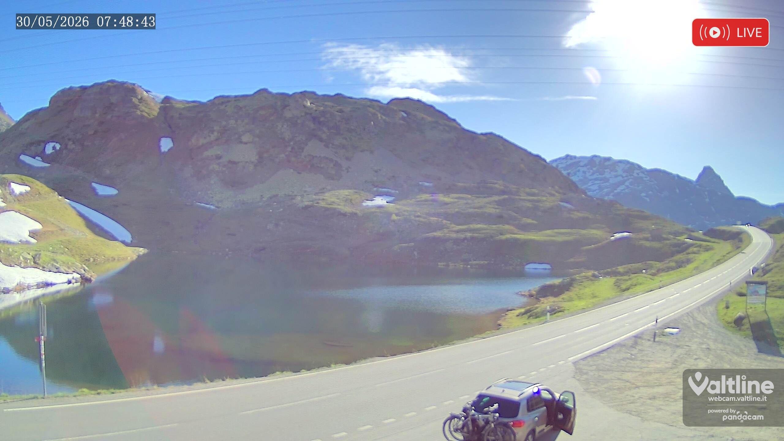 Puschlav: Webcam PASSO BERNINA