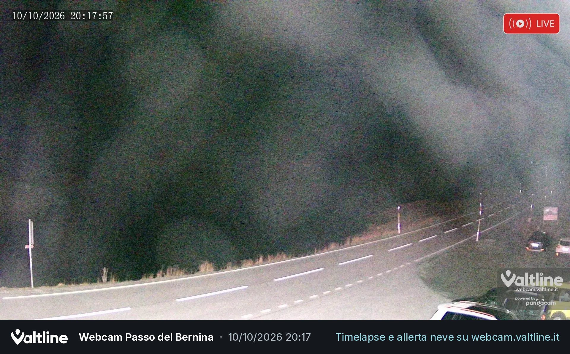 Puschlav: Webcam PASSO BERNINA