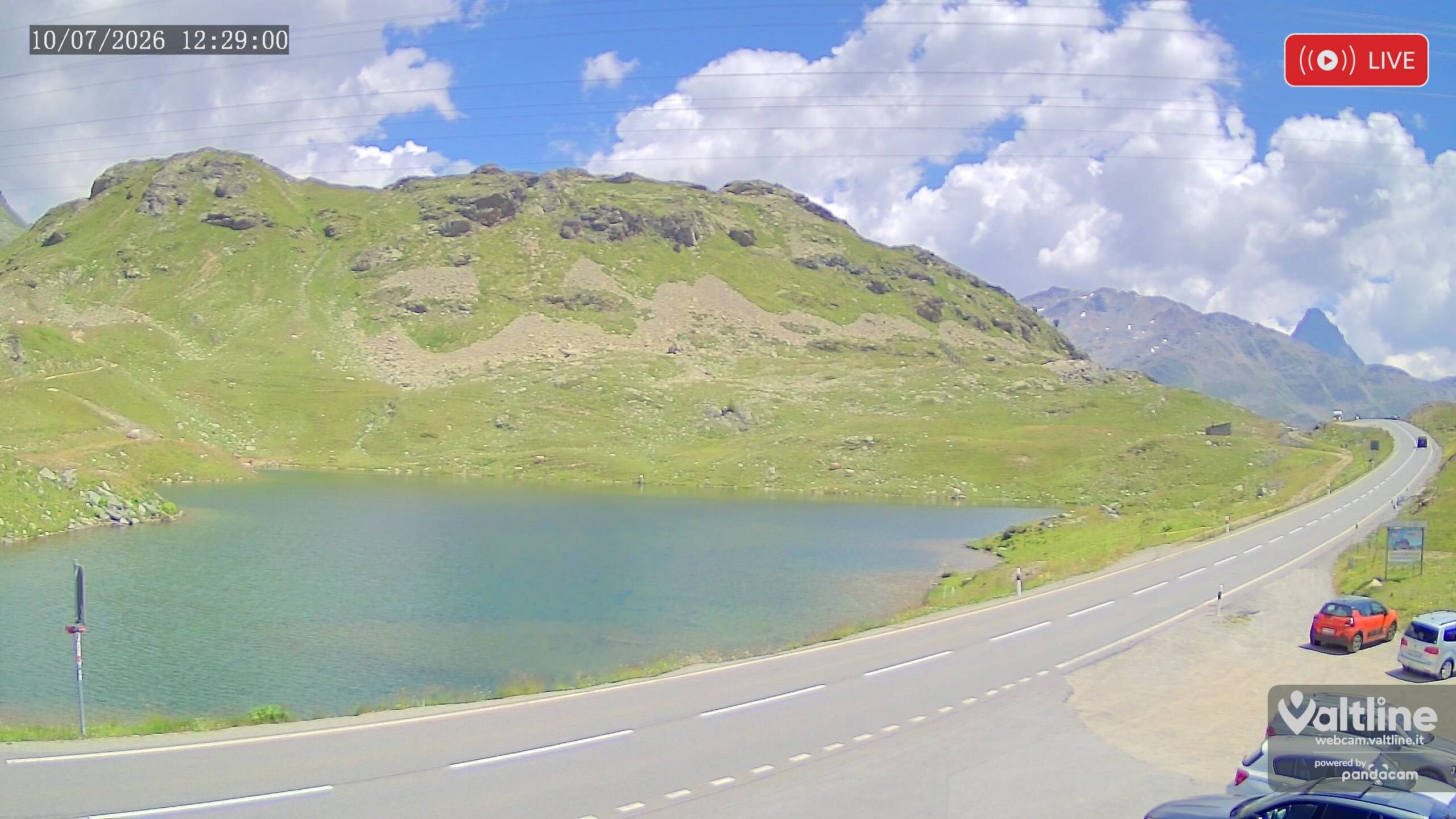 Puschlav: Webcam PASSO BERNINA