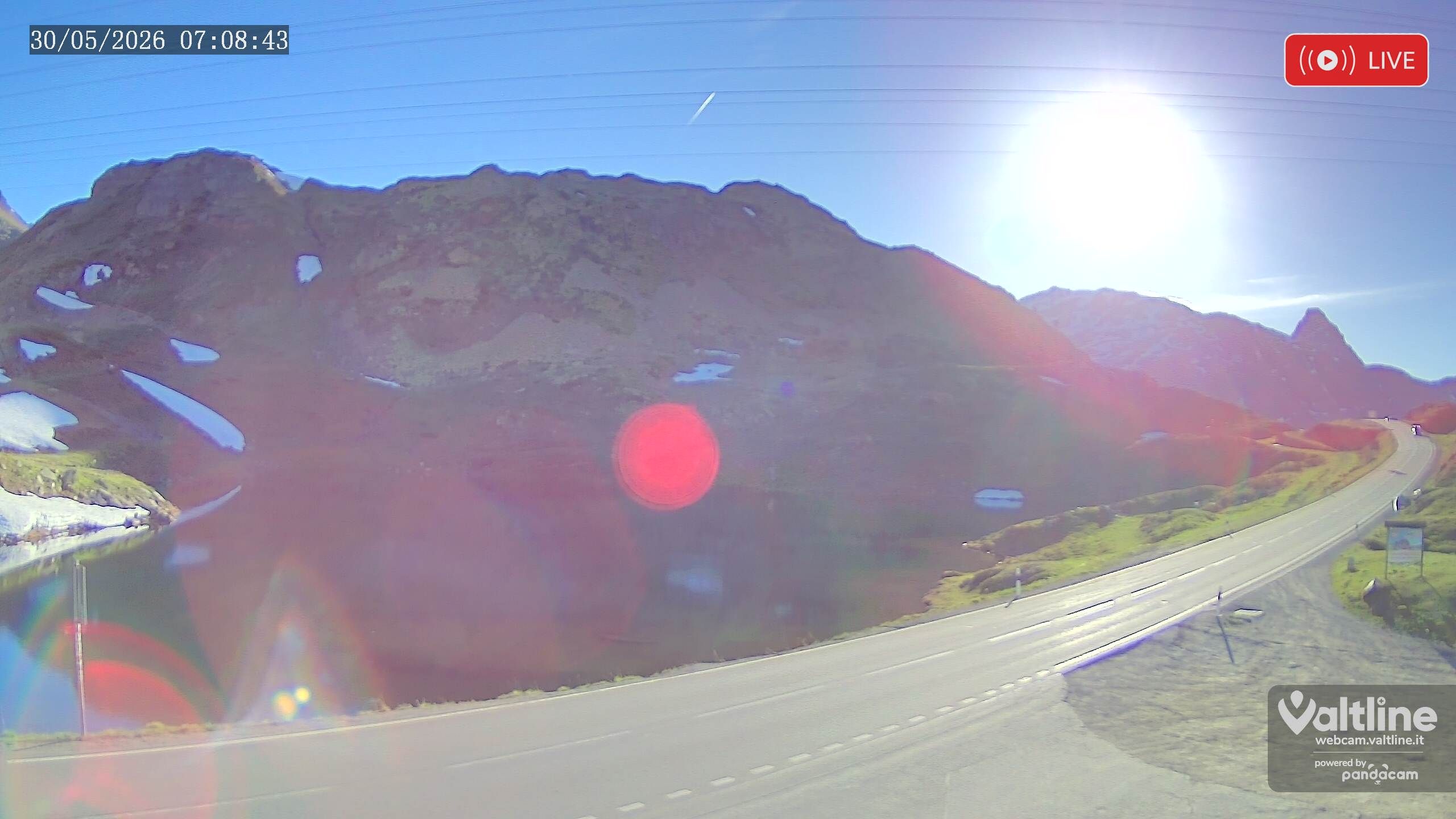 Puschlav: Webcam PASSO BERNINA