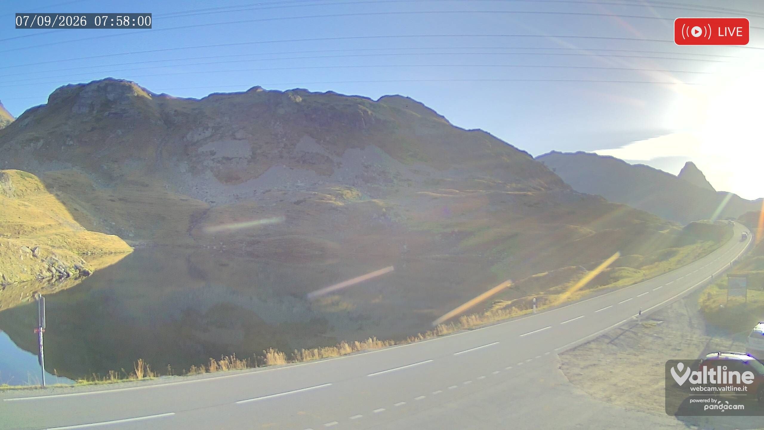 Puschlav: Webcam PASSO BERNINA