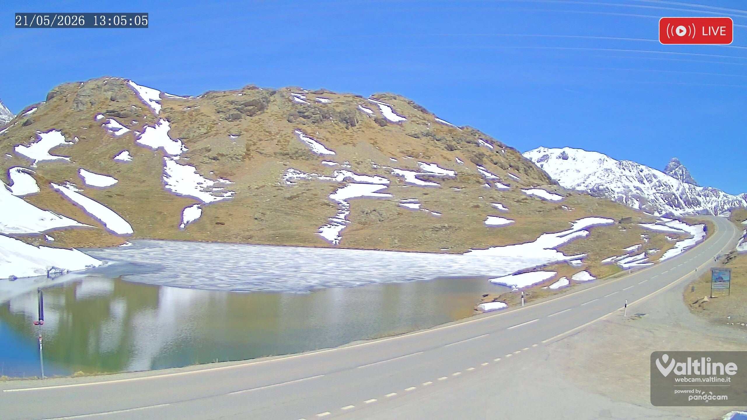 Puschlav: Webcam PASSO BERNINA