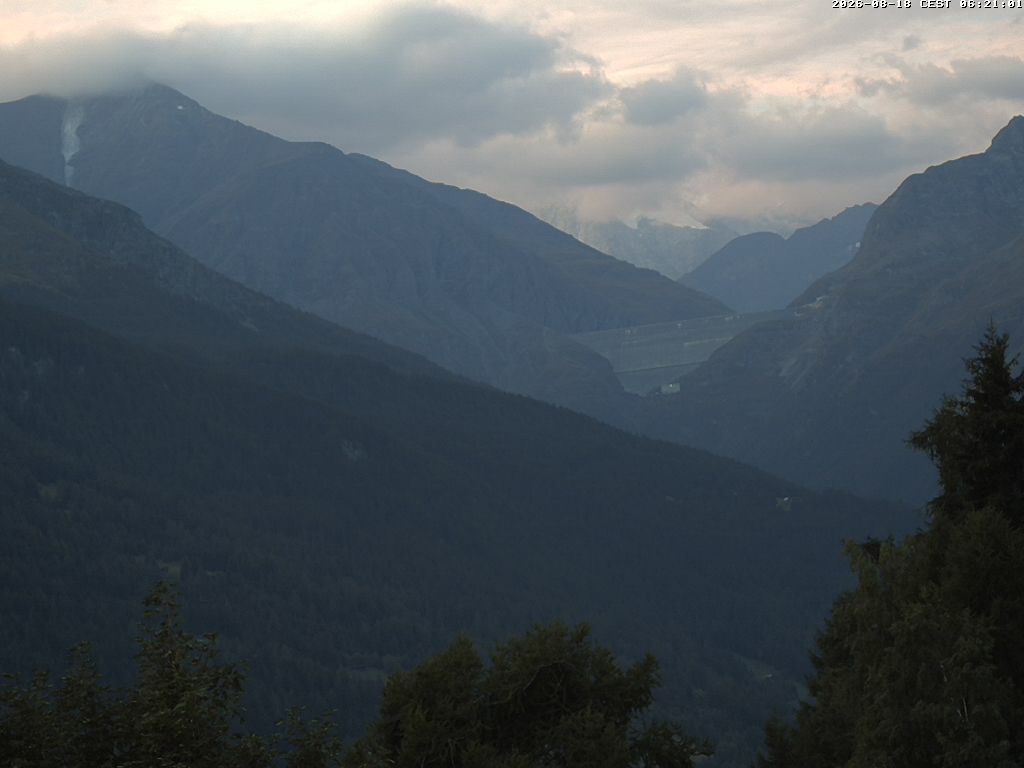 Hérémence › Süden: Les Masses - Grande Dixence Dam - Mont Collon