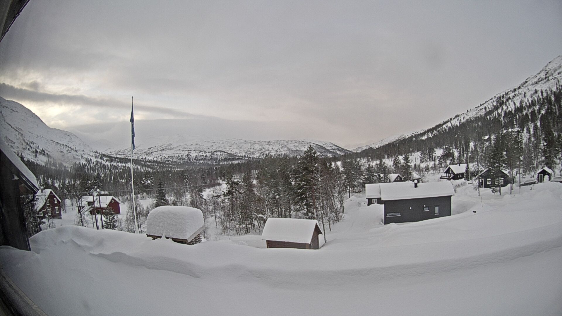 Traffic Cam Voss herad: Kaardal Fjellstove - Mjølfjell