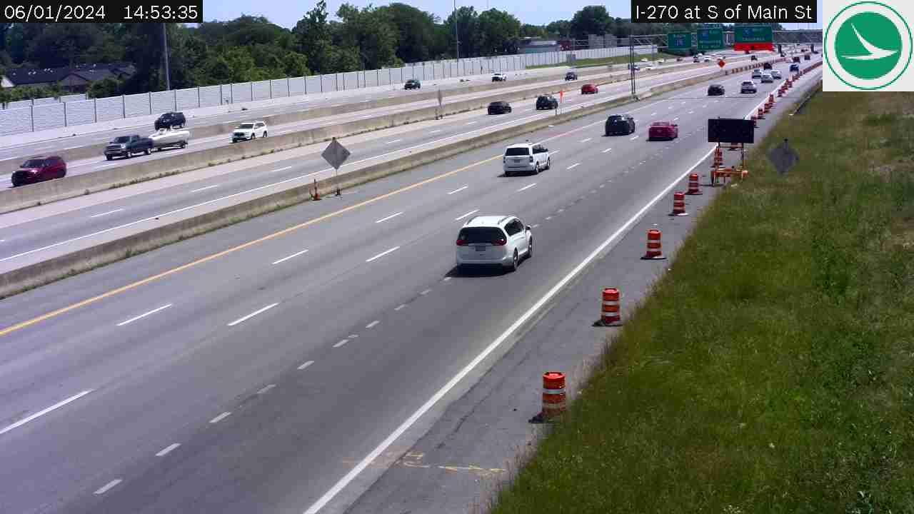 Traffic Cam Idlewood Manor: I-270 at S of Main St