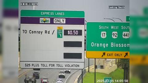 Traffic Cam Orlando: I-4 @ MM 81.7-STATIC WB