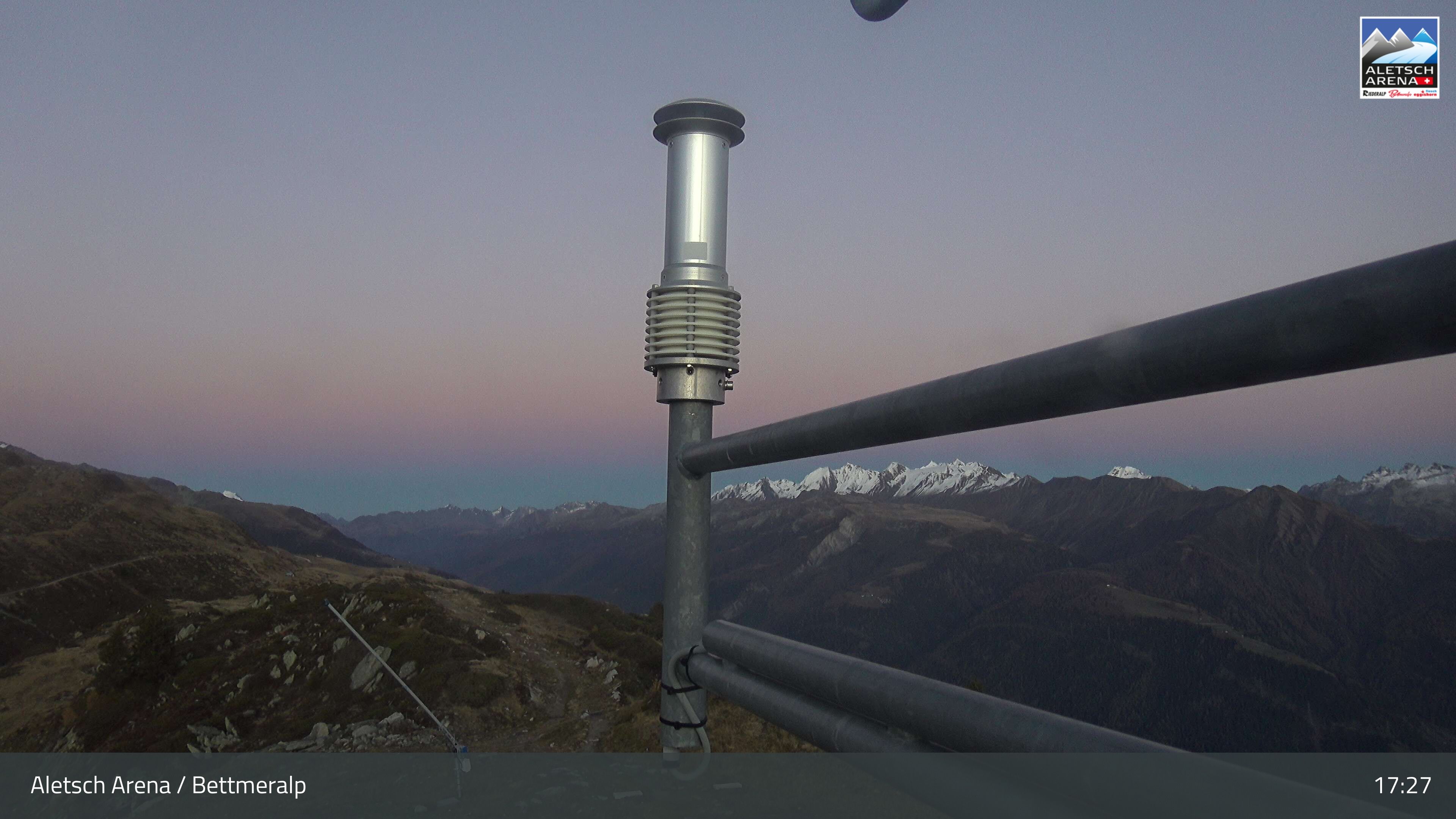 Bettmeralp: Aletsch Arena - Bergstation Wurzenbord, Wetterstation