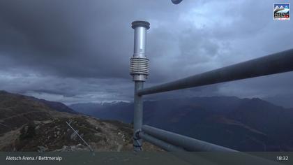 Bettmeralp: Aletsch Arena - Bergstation Wurzenbord, Wetterstation