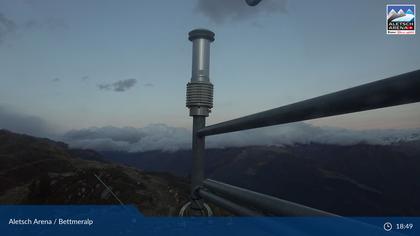 Bettmeralp: Aletsch Arena - Bergstation Wurzenbord, Wetterstation