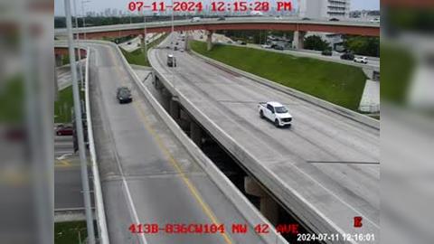 Traffic Cam Miami: 413A) SR-836 at NW 42nd Ave
