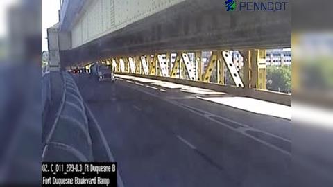 Traffic Cam Downtown: I-279 @ MM 0.3 (FT DUQUESNE BLVD)