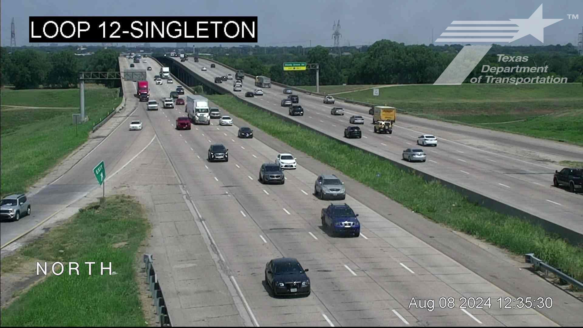 Traffic Cam Dallas › North: Loop 12 @ Singleton