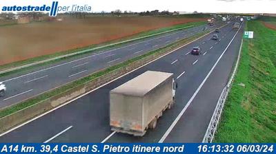 Preview delle webcam di Castel San Pietro Terme: A14 km. 39,4 Castel S. Pietro itinere nord