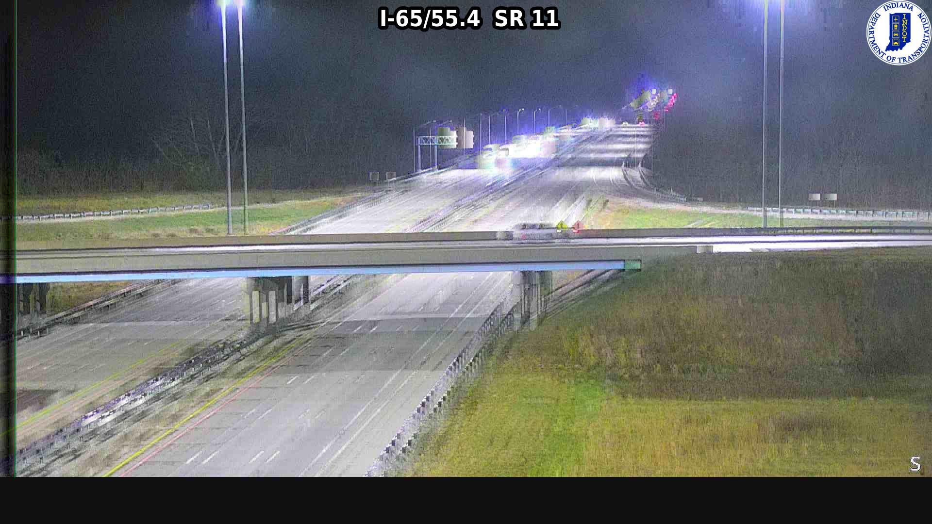 Traffic Cam Peters Switch: I-65: I-65/55.4 SR 11: I-65/55.4 SR 11