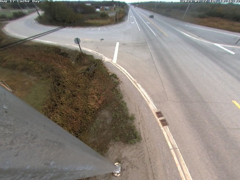 Traffic Cam West Nipissing: Highway 17 at Cache Bay
