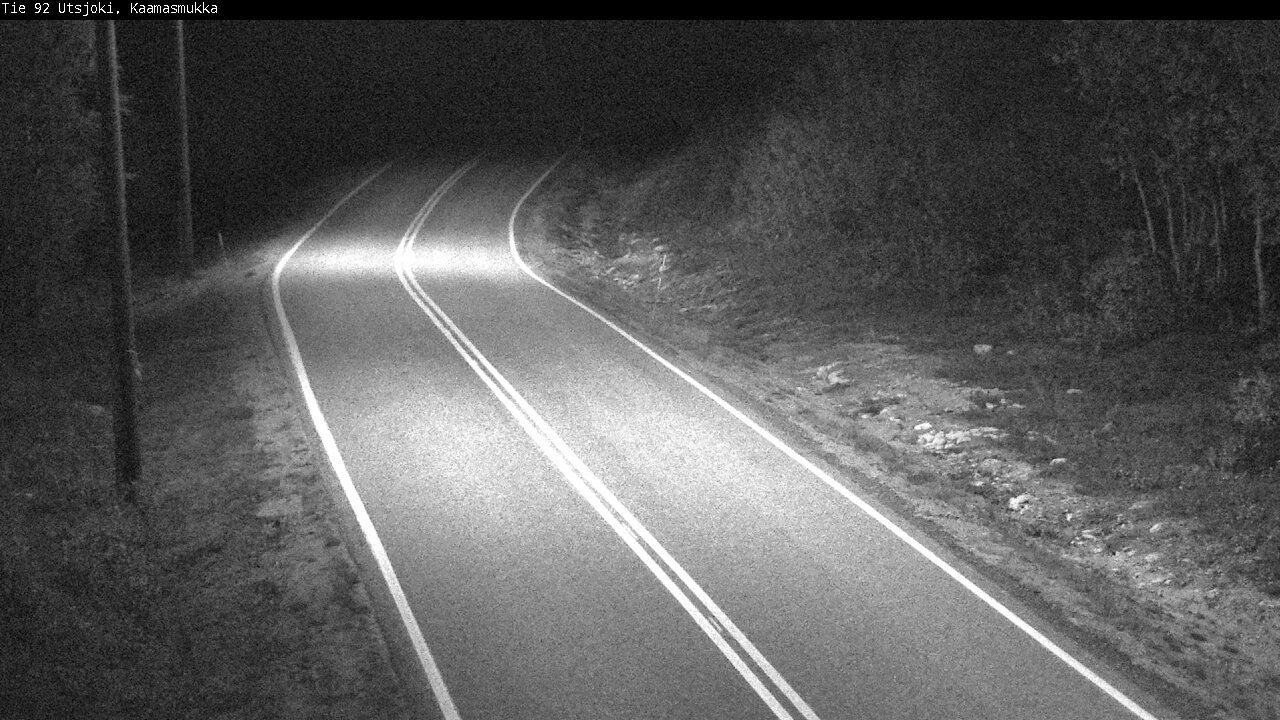 Traffic Cam Utsjoki: Tie - Kaamasmukka - Inariin