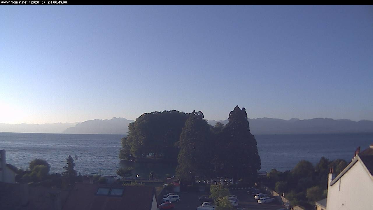 Rolle › Südosten: Île de la Harpe - Lac de Lausanne