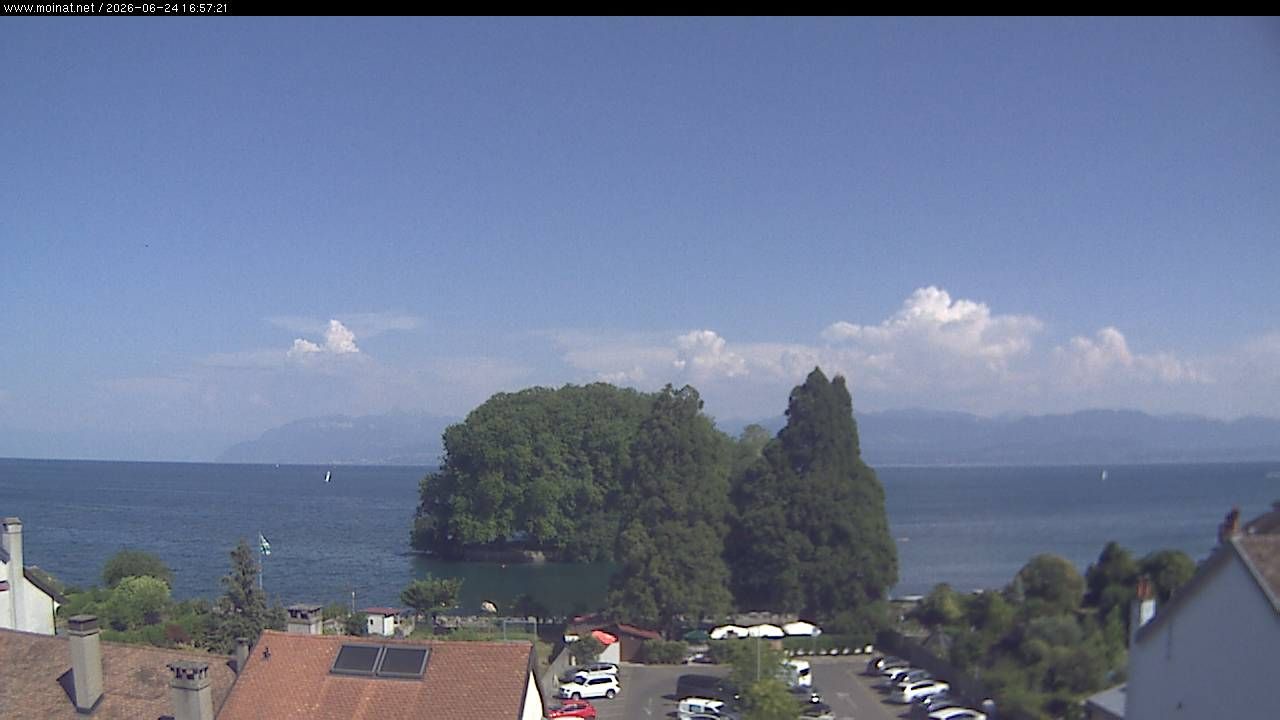 Rolle › Südosten: Île de la Harpe - Lac de Lausanne