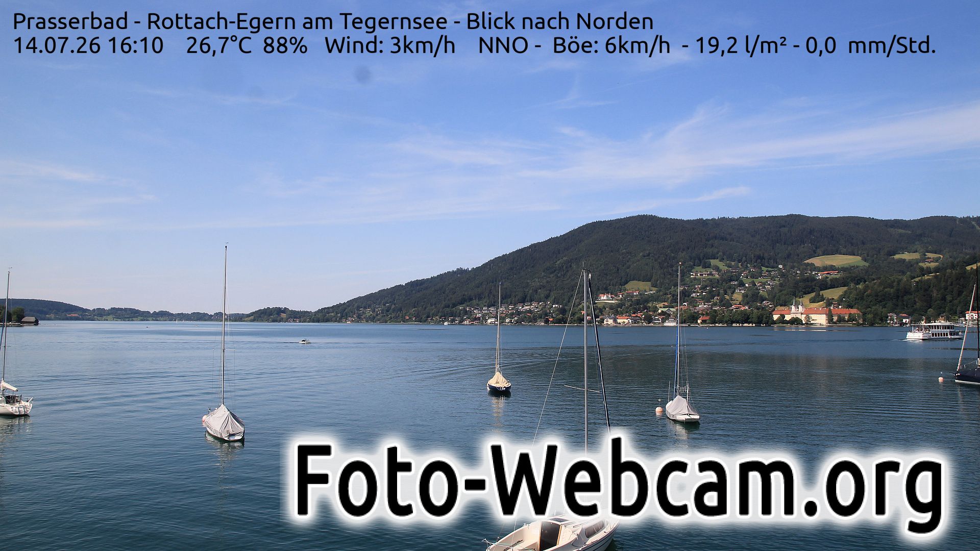Traffic Cam Rottach-Egern: Tegernsee