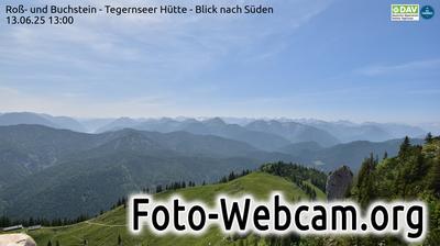 Glashutte: Roß- und Buchstein - Tegernseer Hütte - Blick nach Süden