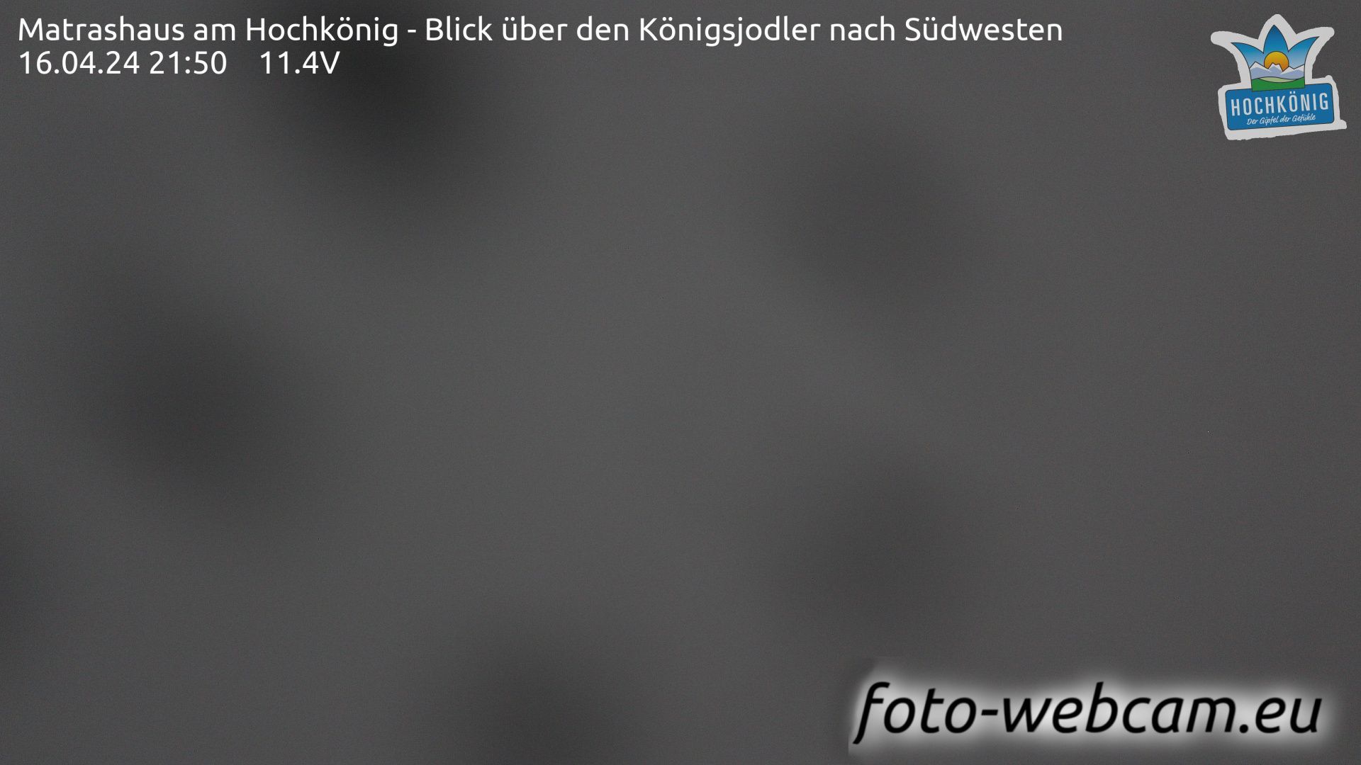 Traffic Cam Dienten am Hochkonig: Matrashaus am Hochkönig - Blick über den Königsjodler nach Südwesten