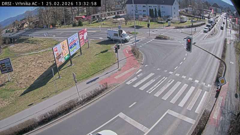 Traffic Cam Vrhnika: R2-409, Brezovica - AC priključek