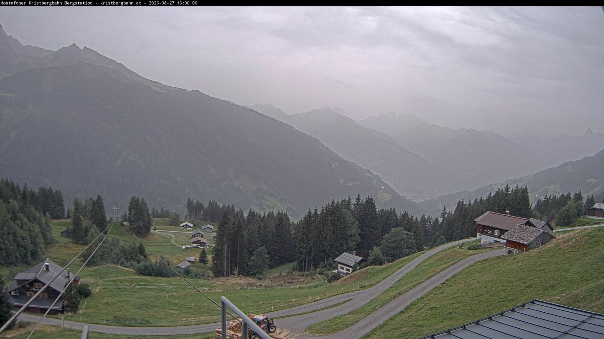 Traffic Cam Gemeinde Silbertal › South-West: Kristberg - Österreich: Verwall- und Rätikongebirge