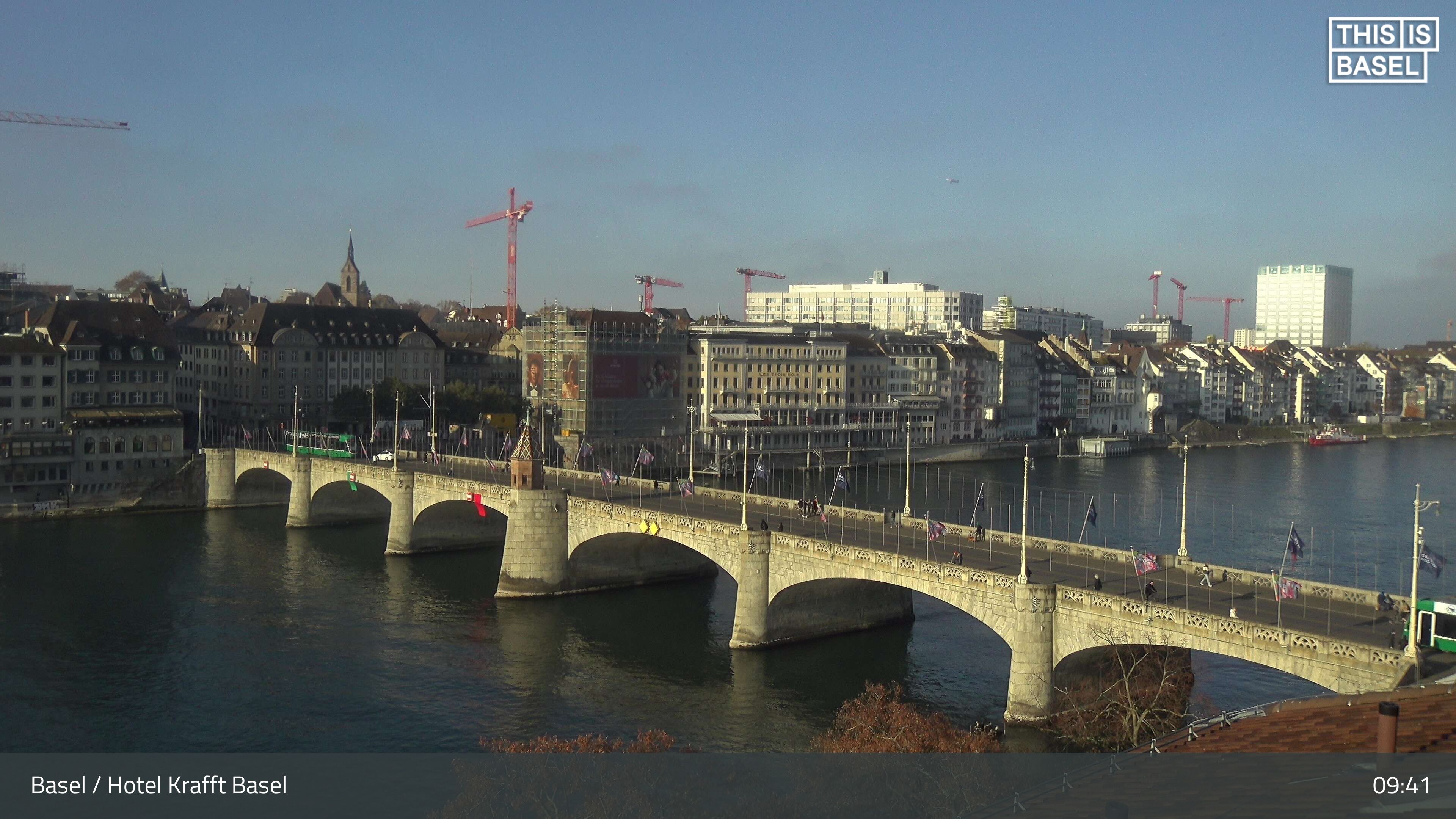 Basel: Middle Bridge, Basel - Martinskirche - Rhine Promenade - Pfalz - Basel Minster - Peterskirche - Wettsteinbrücke - Universität Basel - Spalentor