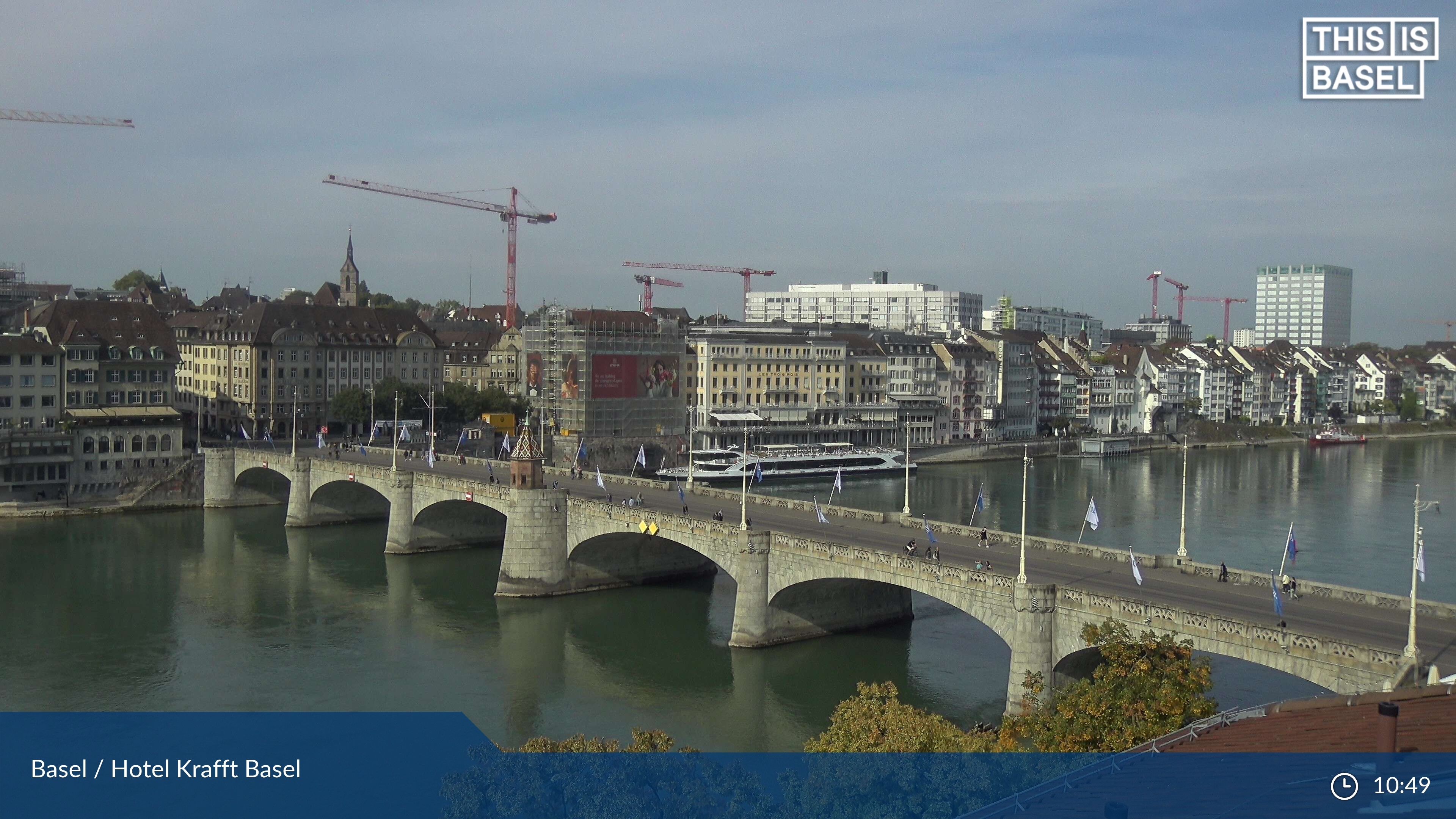 Basel: Middle Bridge, Basel - Martinskirche - Rhine Promenade - Pfalz - Basel Minster - Peterskirche - Wettsteinbrücke - Universität Basel - Spalentor