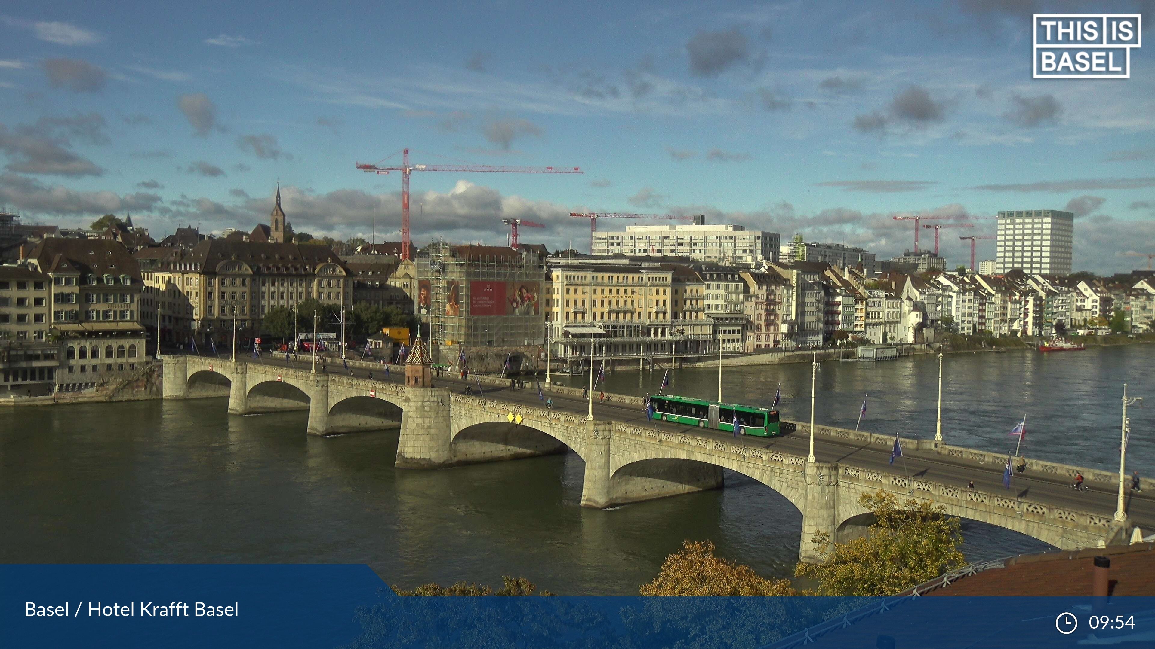 Basel: Middle Bridge, Basel - Martinskirche - Rhine Promenade - Pfalz - Basel Minster - Peterskirche - Wettsteinbrücke - Universität Basel - Spalentor