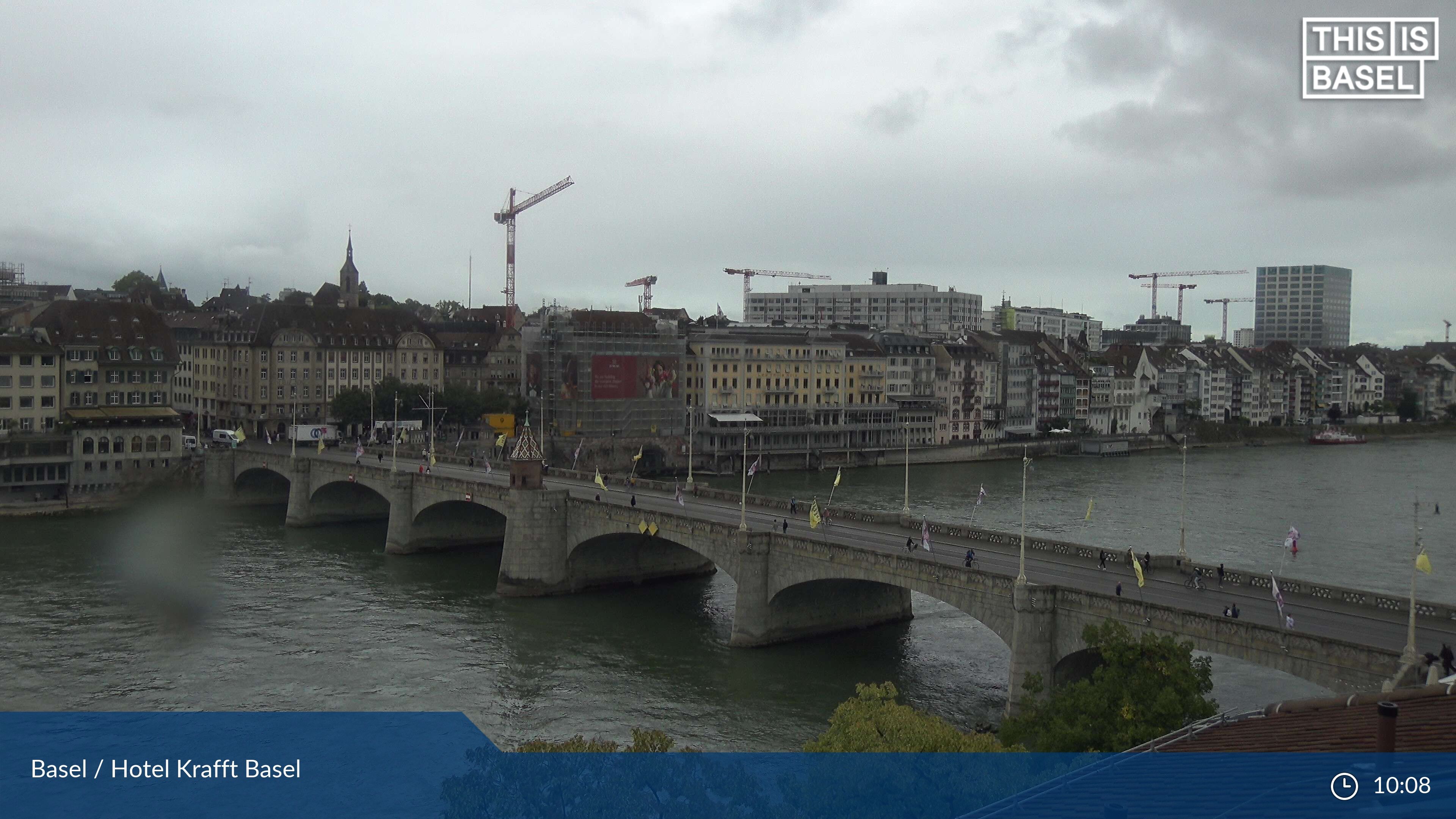 Basel: Middle Bridge, Basel - Martinskirche - Rhine Promenade - Pfalz - Basel Minster - Peterskirche - Wettsteinbrücke - Universität Basel - Spalentor