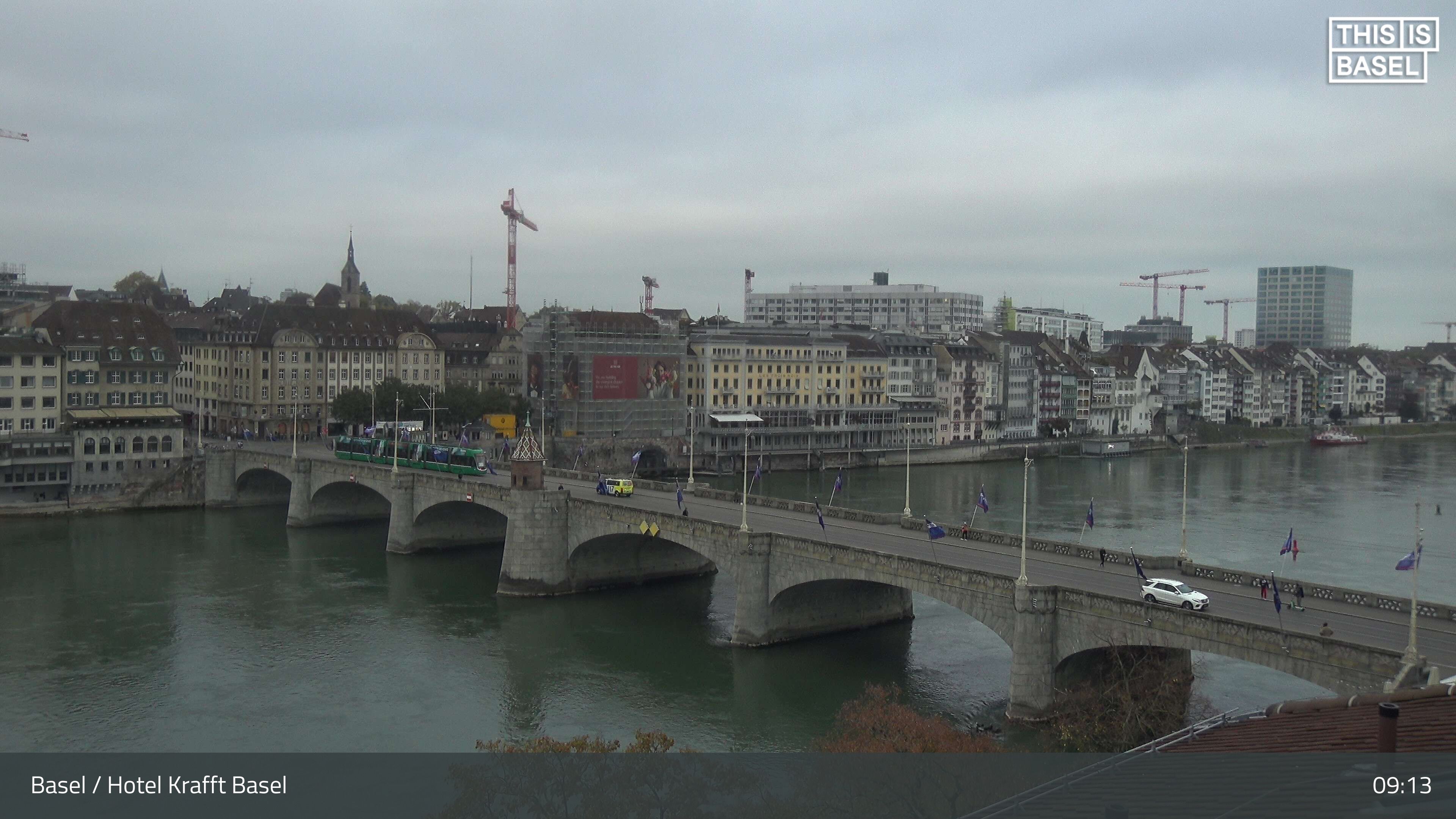 Basel: Middle Bridge, Basel - Martinskirche - Rhine Promenade - Pfalz - Basel Minster - Peterskirche - Wettsteinbrücke - Universität Basel - Spalentor