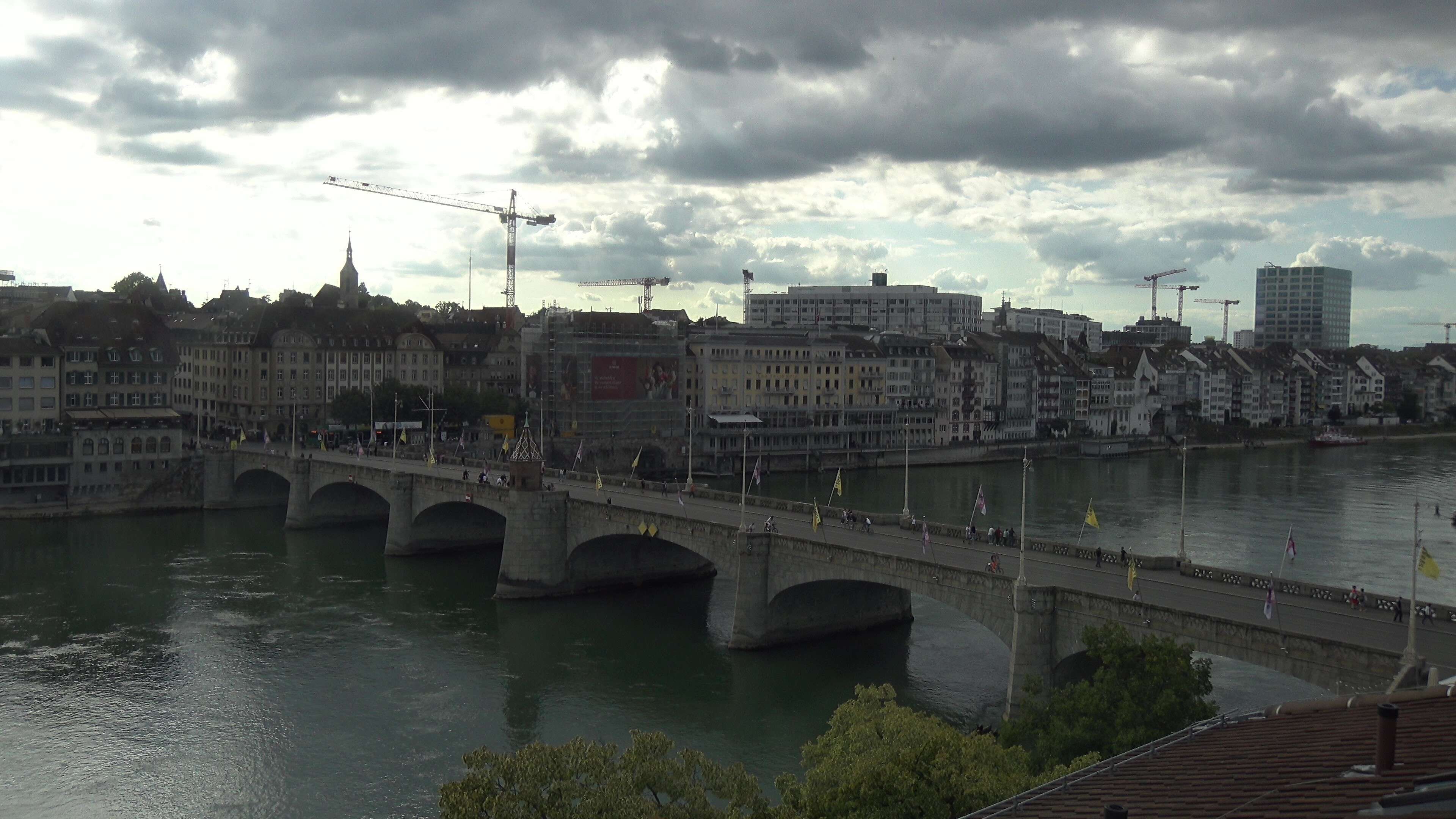 Basel: Middle Bridge, Basel - Martinskirche - Rhine Promenade - Pfalz - Basel Minster - Peterskirche - Wettsteinbrücke - Universität Basel - Spalentor