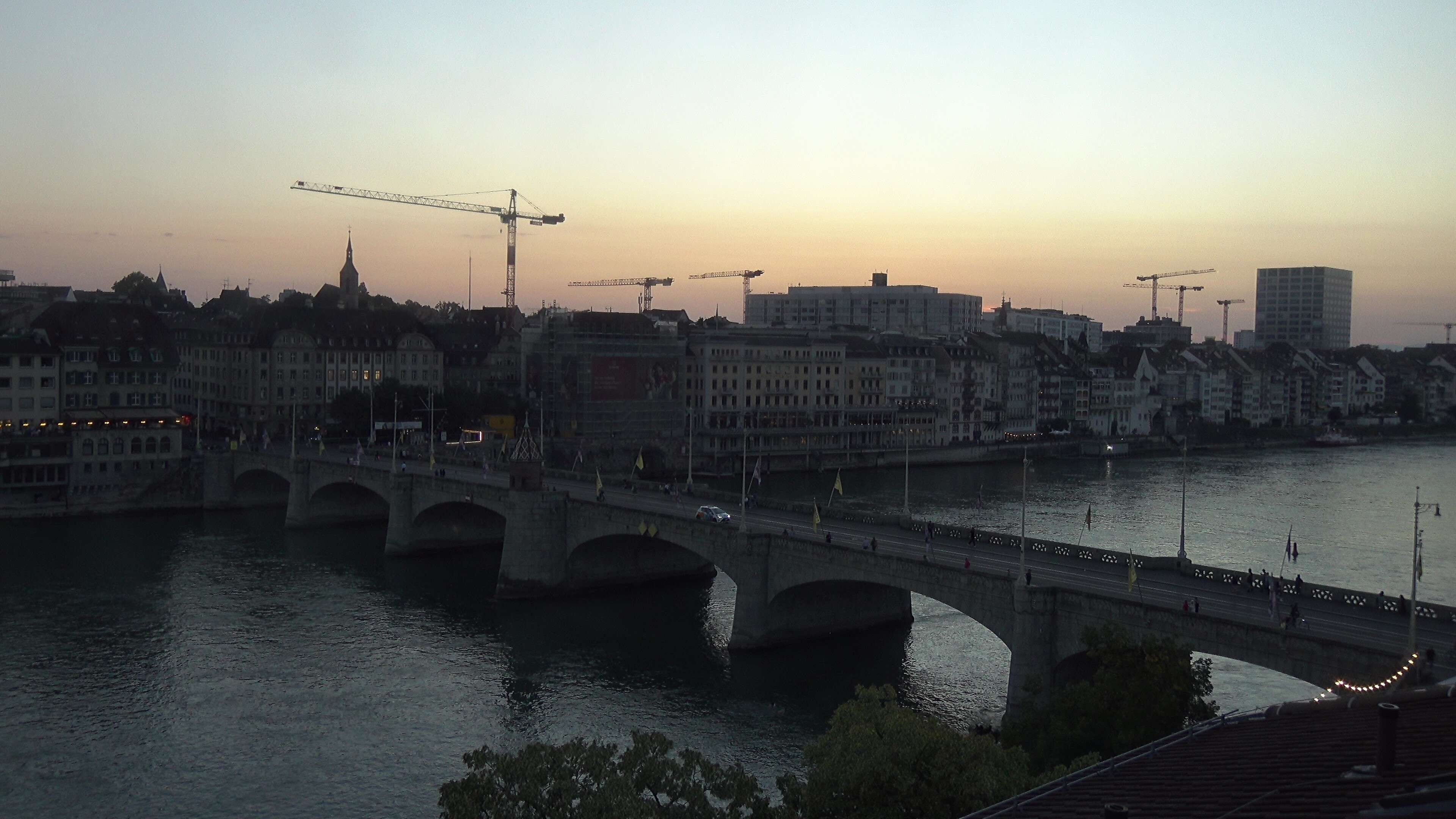 Basel: Middle Bridge, Basel - Martinskirche - Rhine Promenade - Pfalz - Basel Minster - Peterskirche - Wettsteinbrücke - Universität Basel - Spalentor