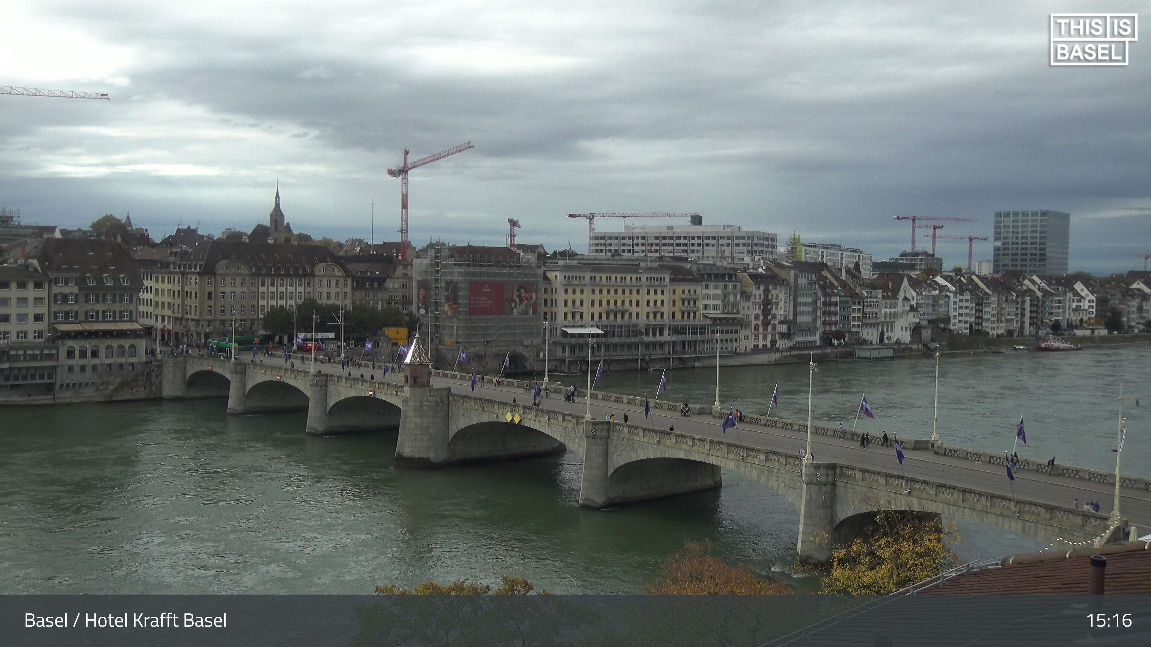 Basel: Middle Bridge, Basel - Martinskirche - Rhine Promenade - Pfalz - Basel Minster - Peterskirche - Wettsteinbrücke - Universität Basel - Spalentor