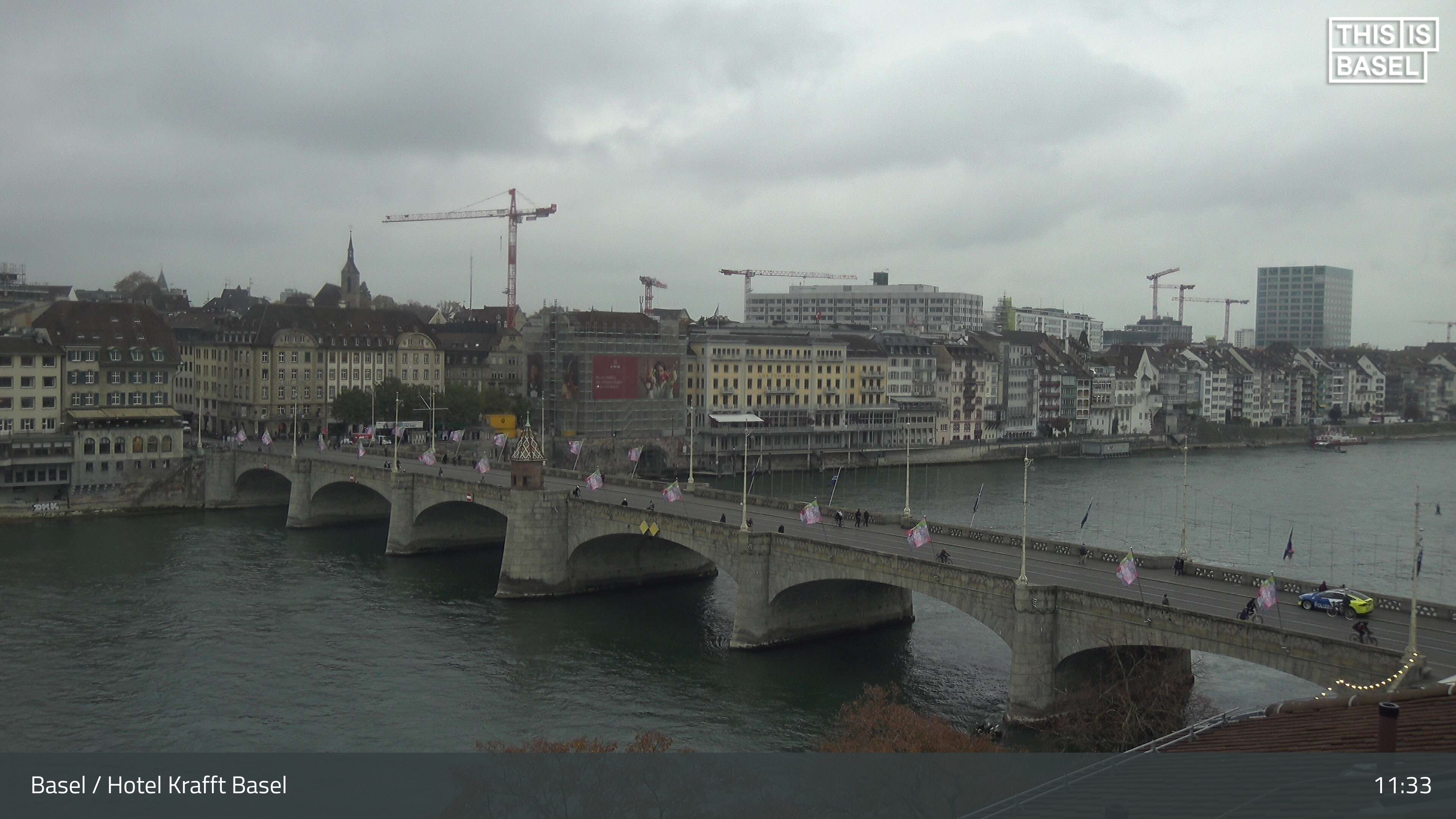 Basel: Middle Bridge, Basel - Martinskirche - Rhine Promenade - Pfalz - Basel Minster - Peterskirche - Wettsteinbrücke - Universität Basel - Spalentor